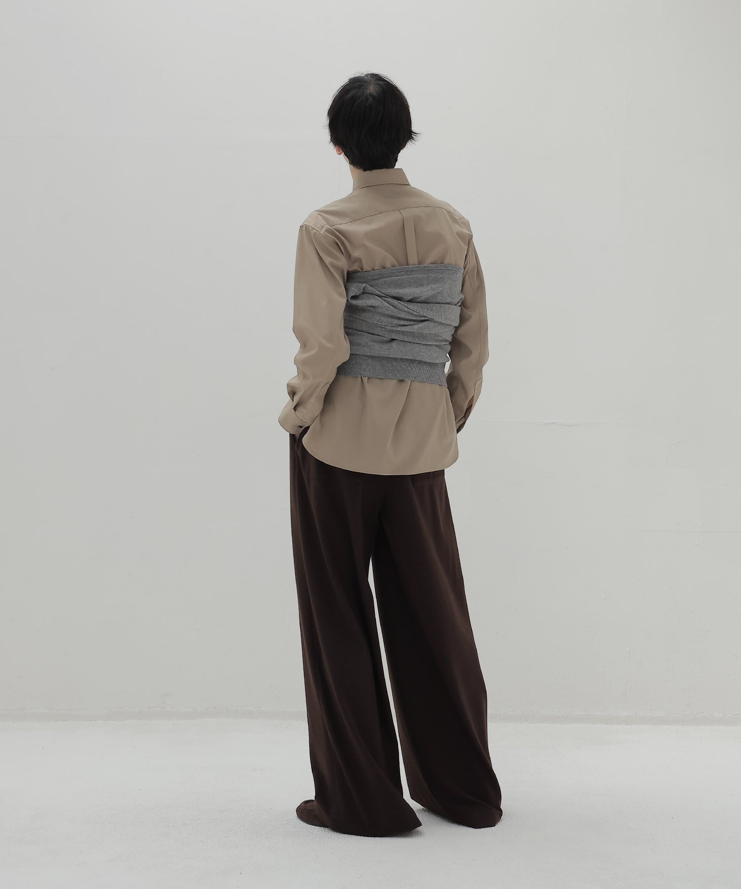 superfine merino wool 2way pullover