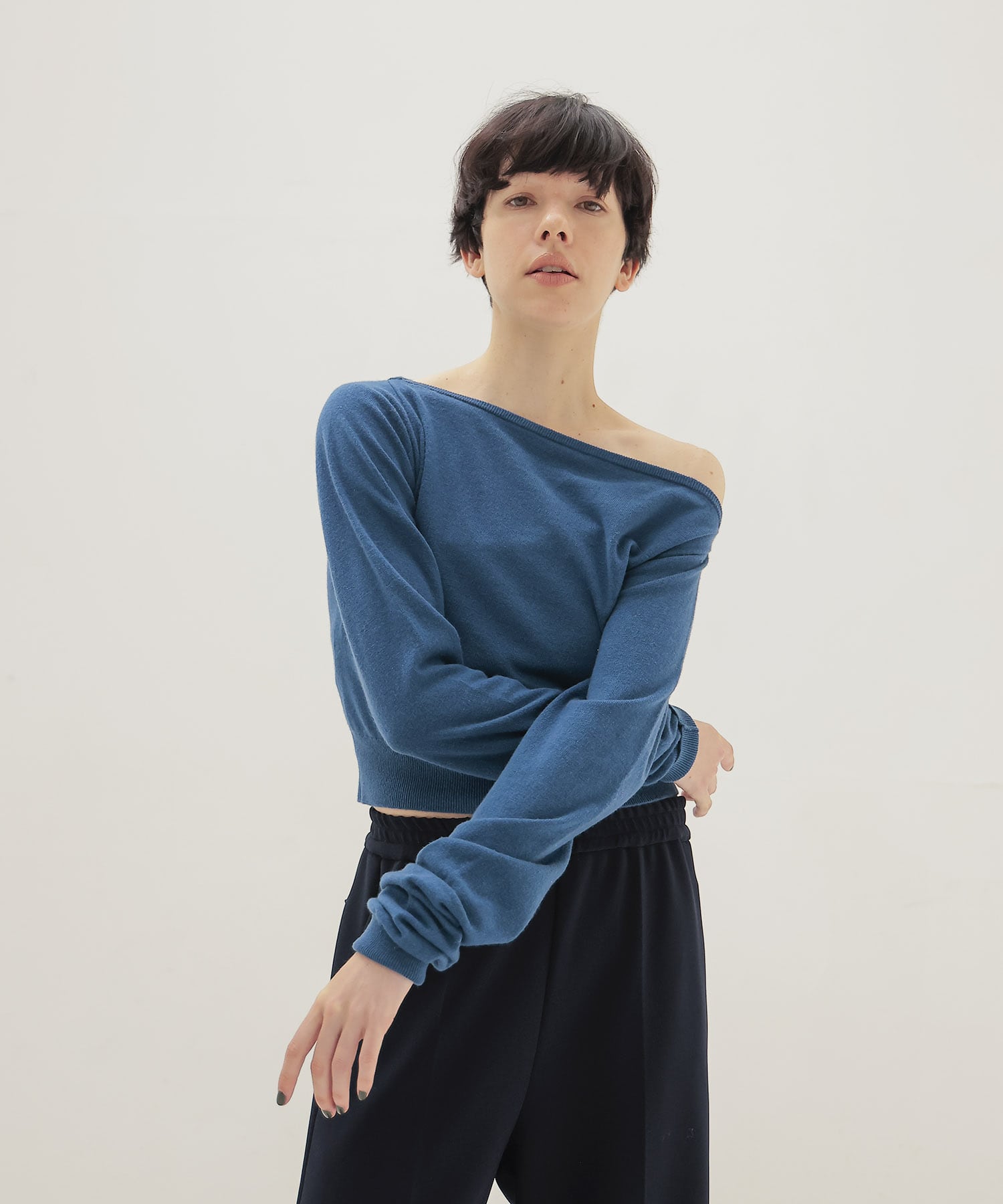 superfine merino wool 2way pullover