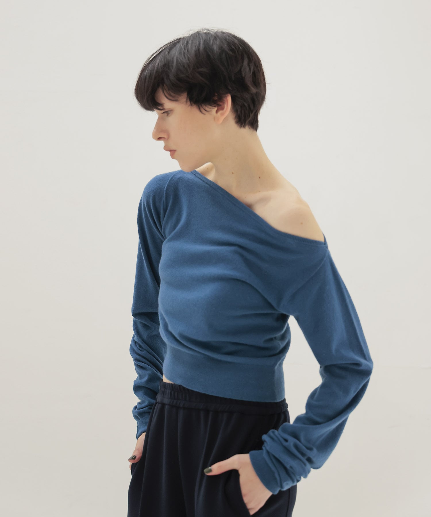 superfine merino wool 2way pullover