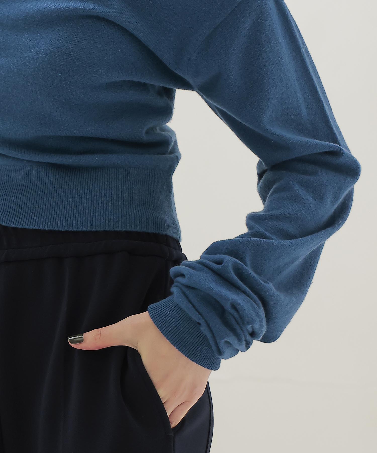 superfine merino wool 2way pullover