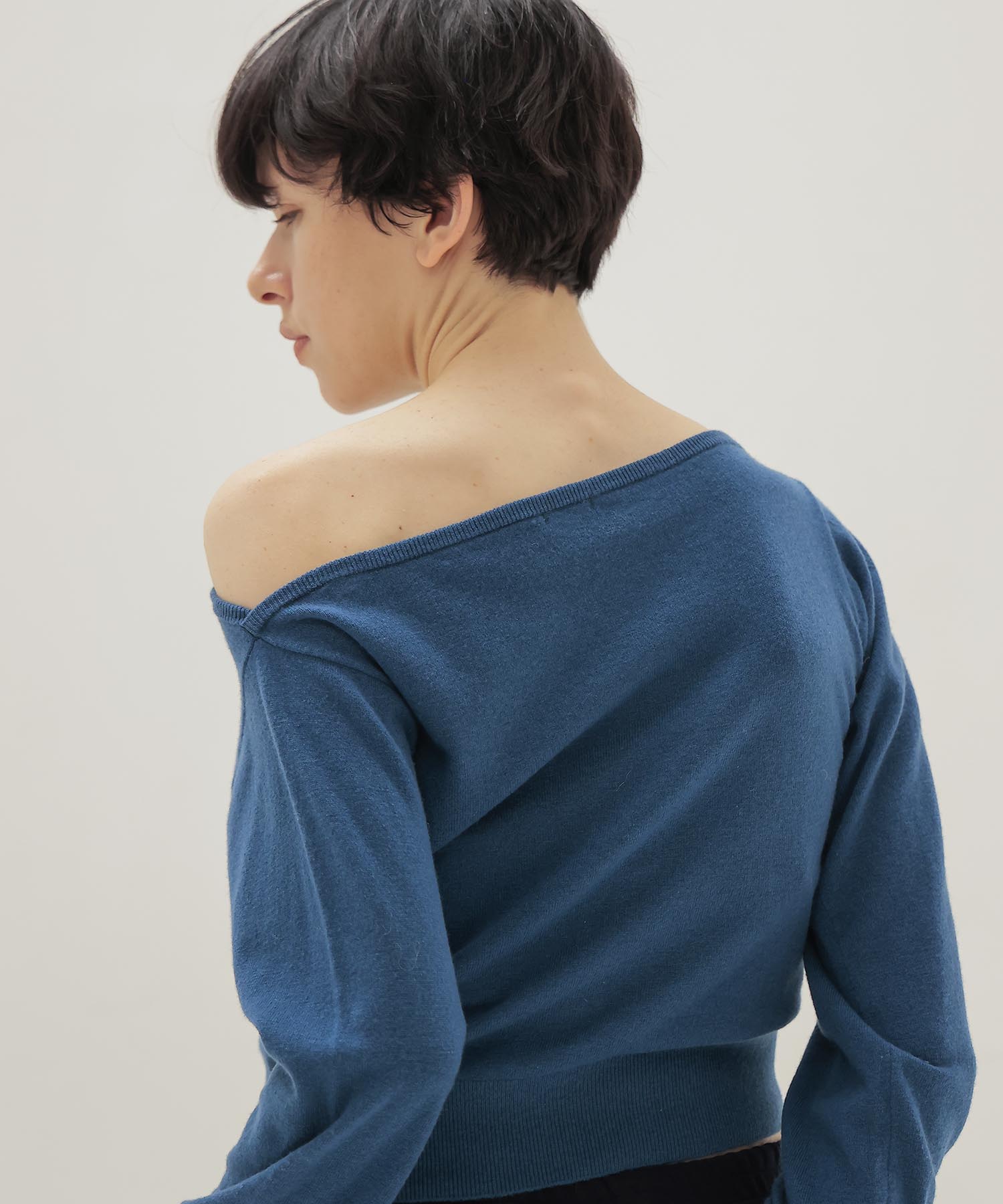 superfine merino wool 2way pullover