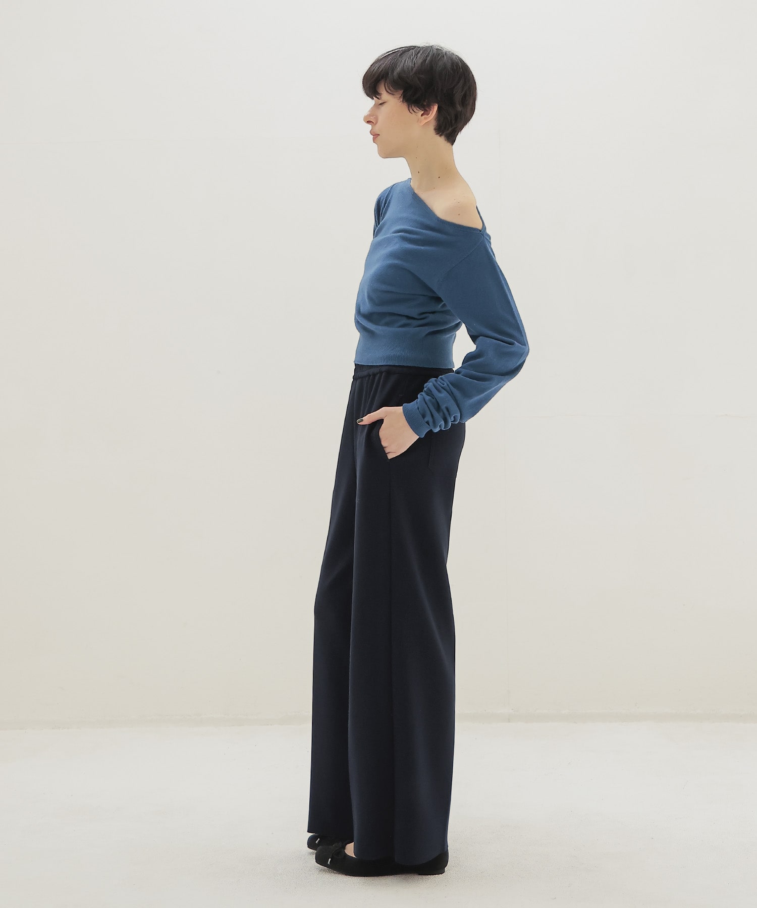 superfine merino wool 2way pullover