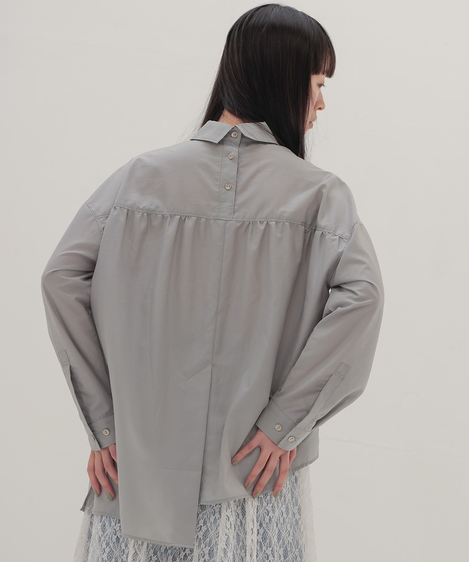 asymmetric cachecoeur shirt