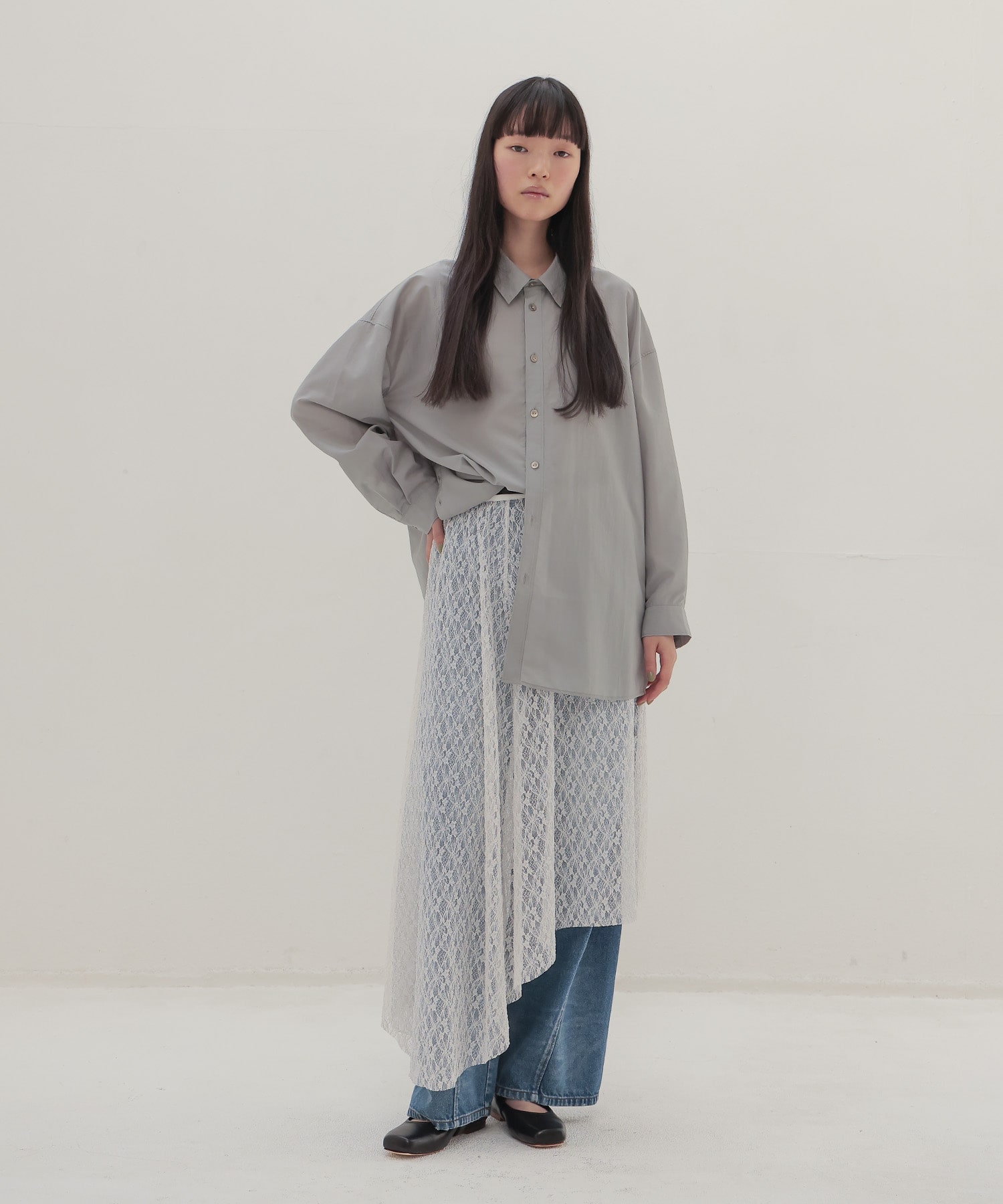 asymmetric cachecoeur shirt