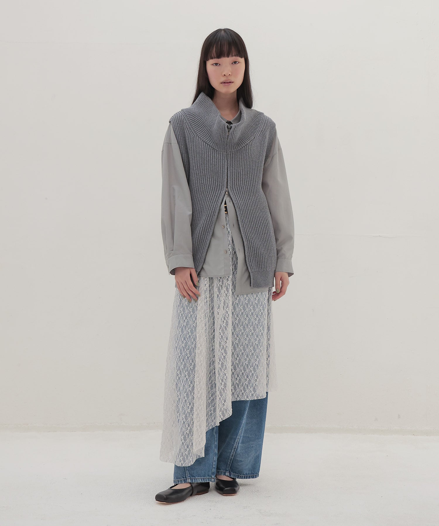 asymmetric cachecoeur shirt