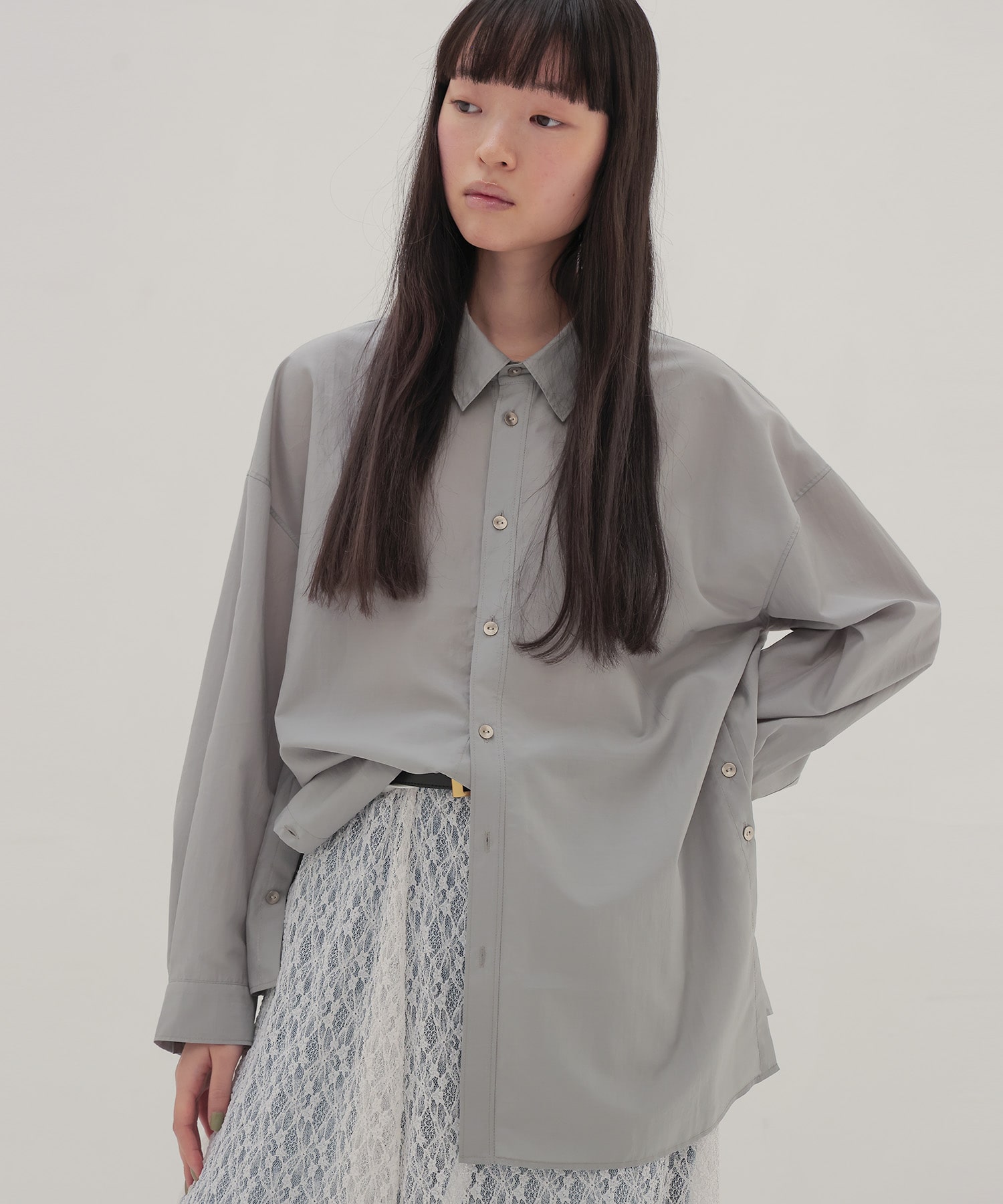 asymmetric cachecoeur shirt