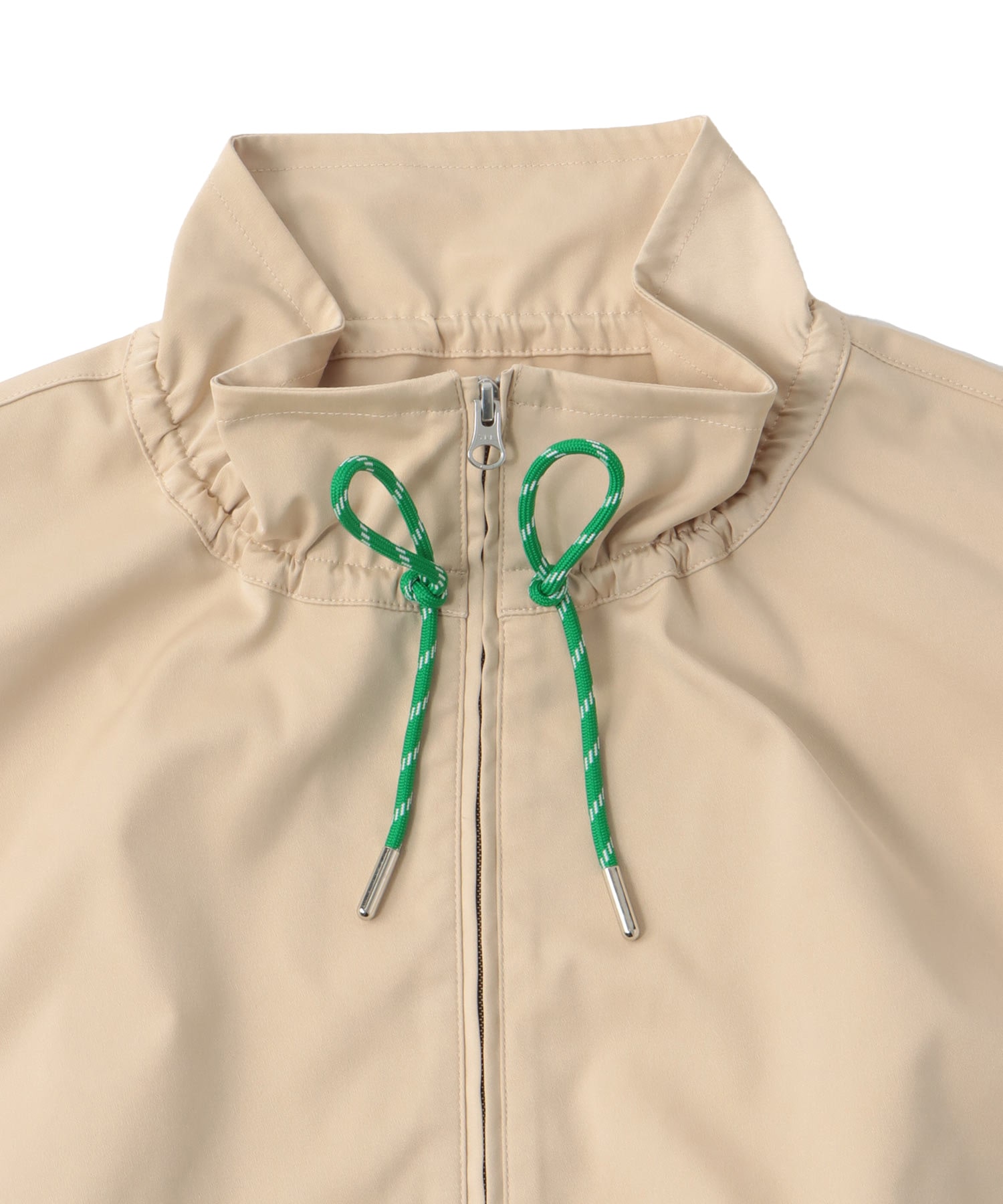 memory double satin blouson