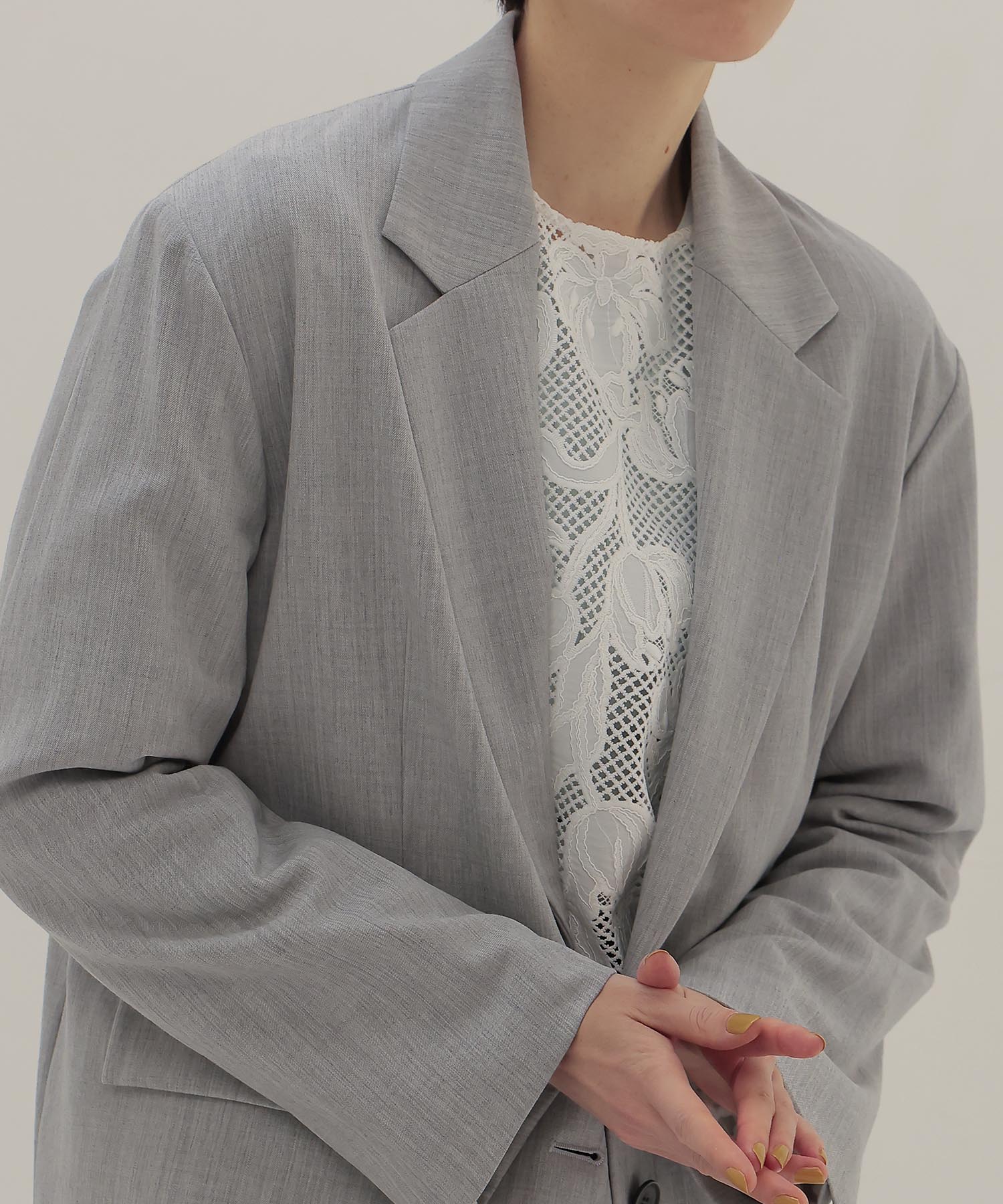 twill tailored jacket