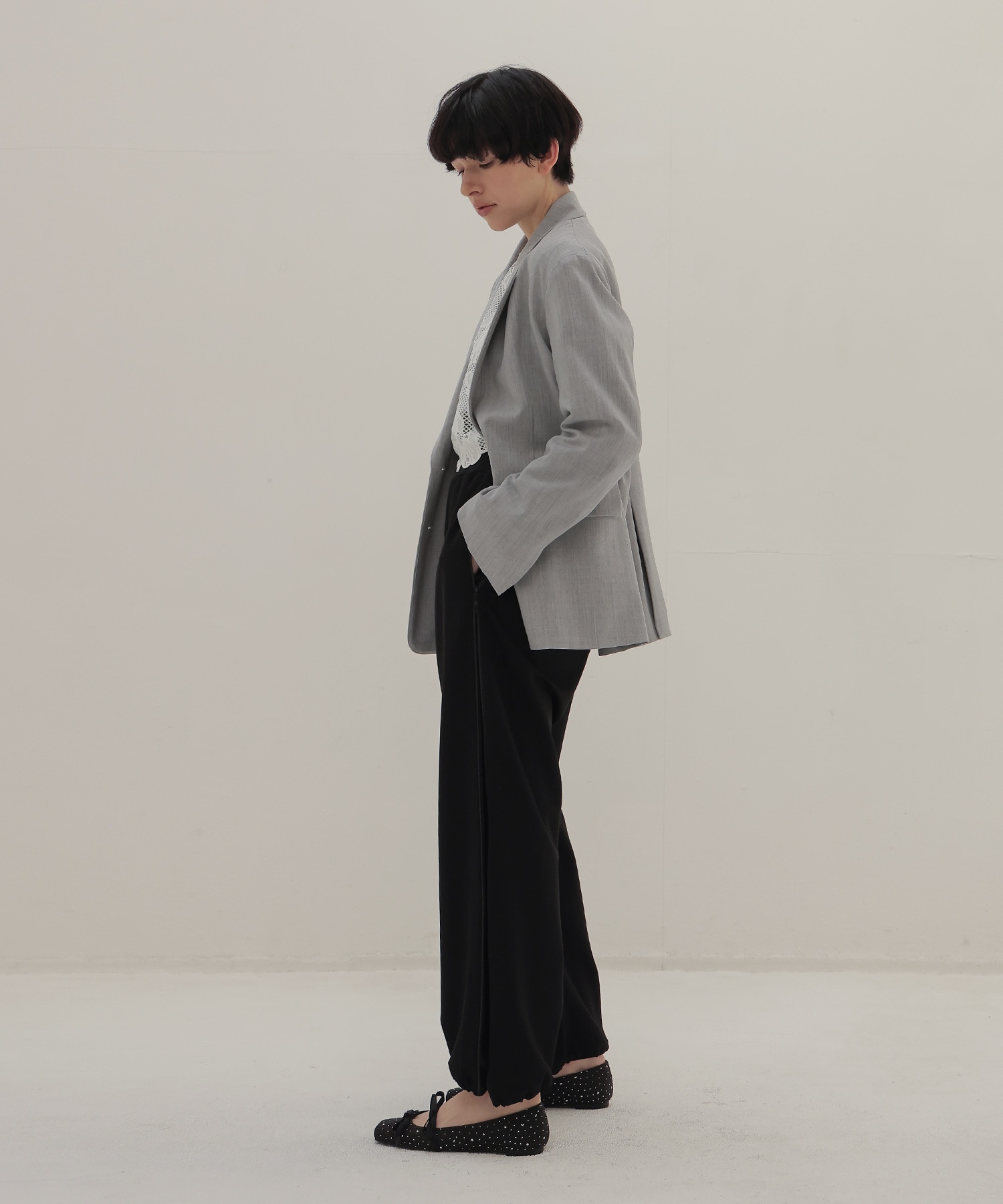 twill tailored jacket