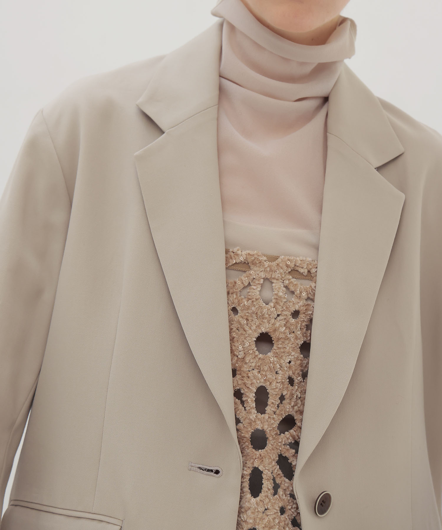 twill tailored jacket