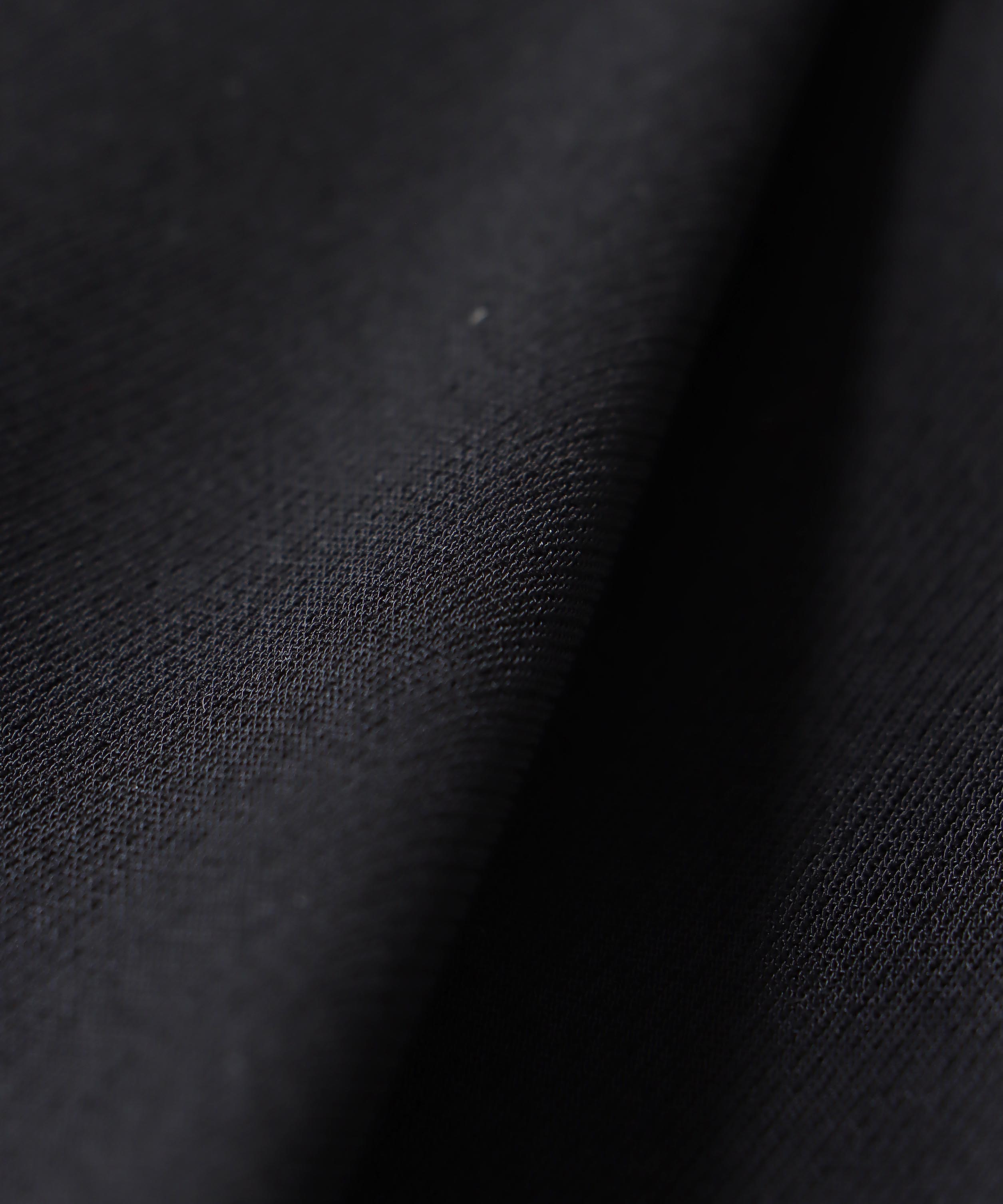 double satin hem tuck pants