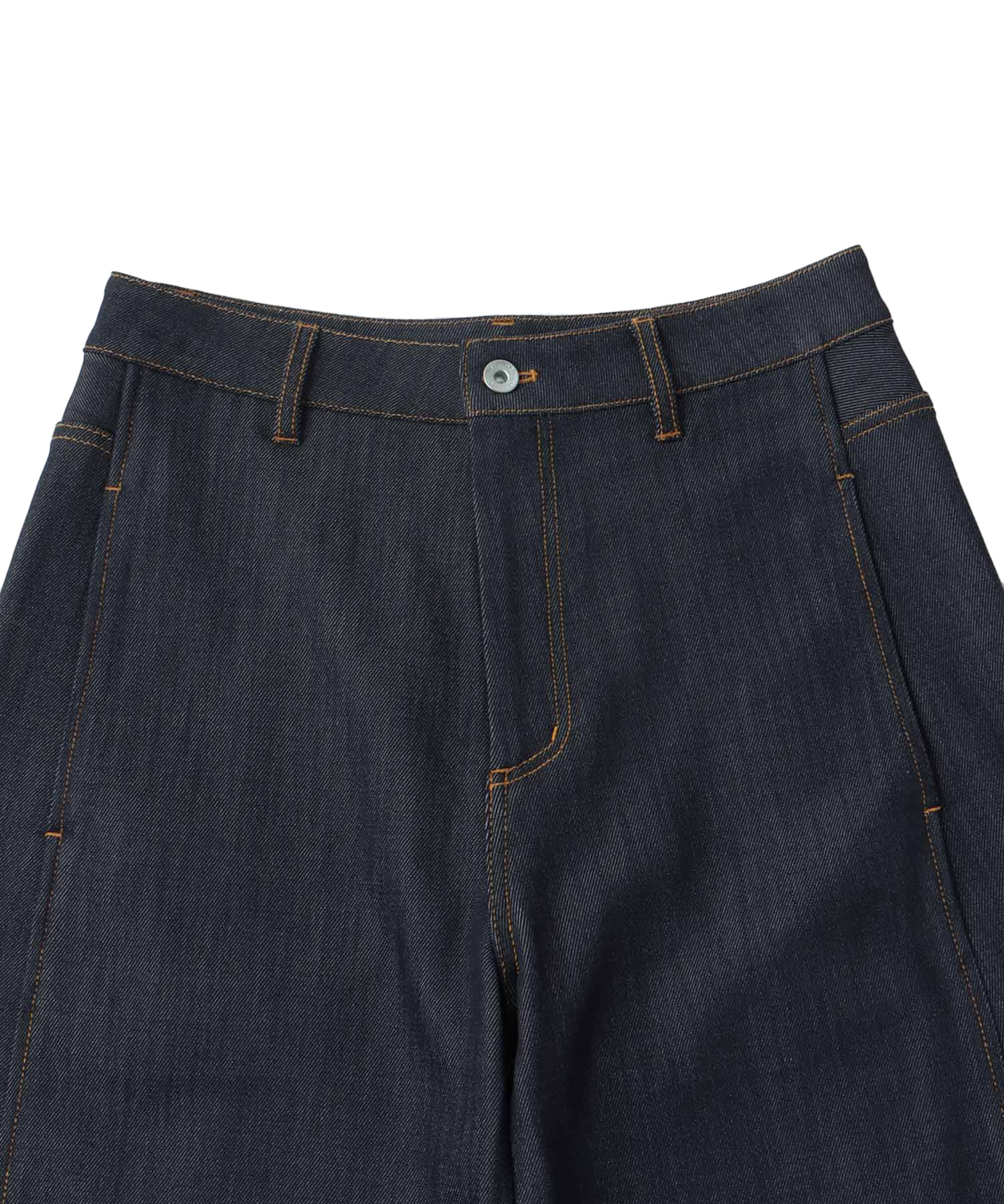 rigid like barrel denim