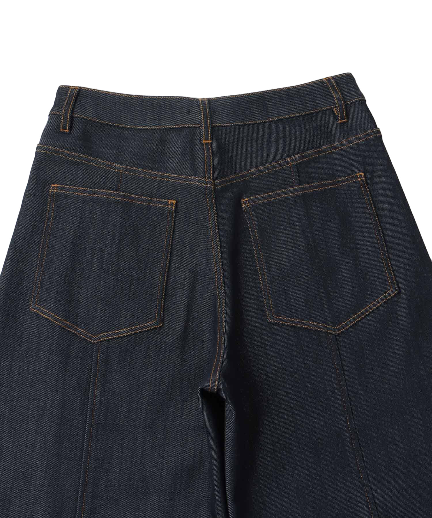 rigid like barrel denim