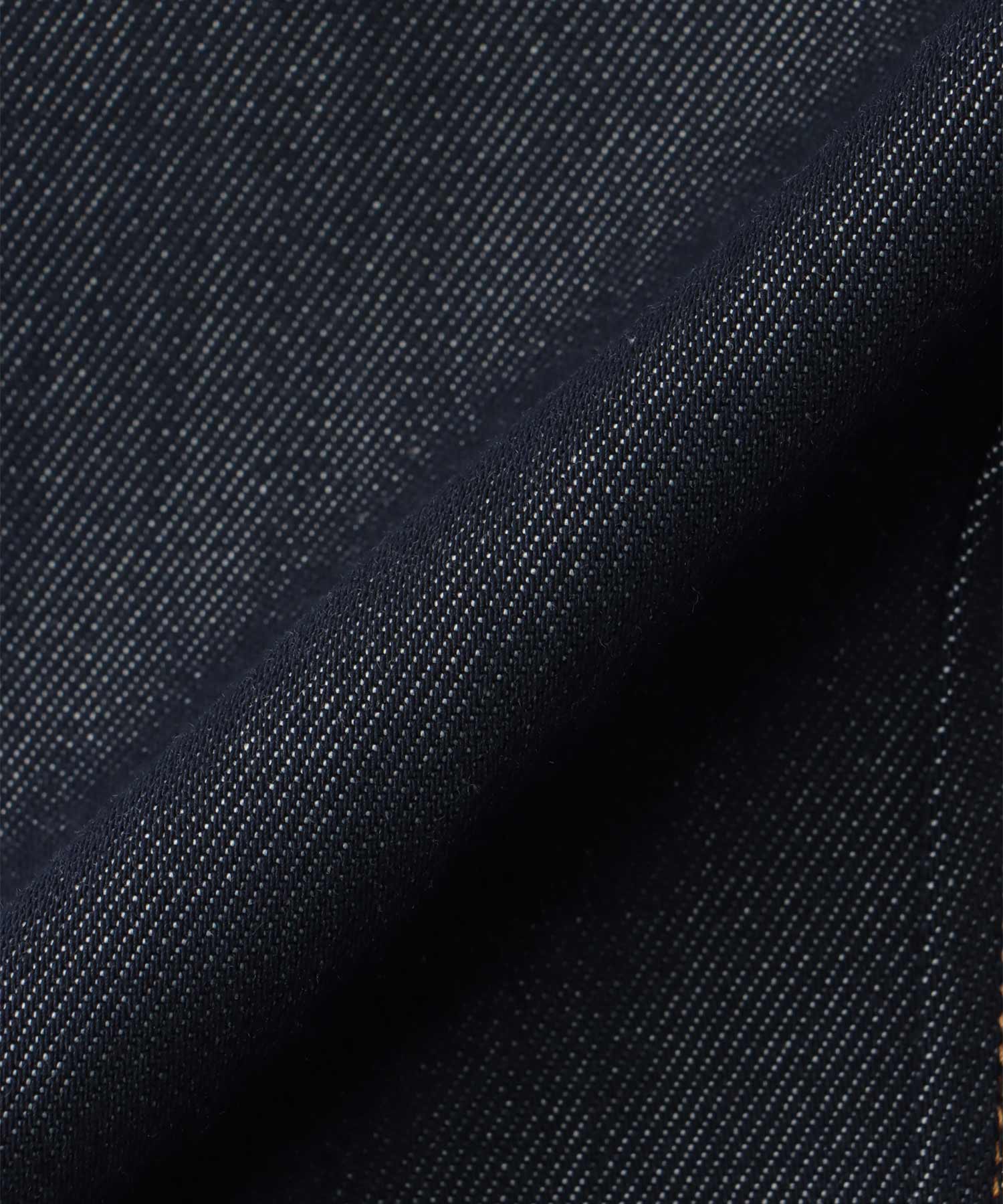 rigid like barrel denim