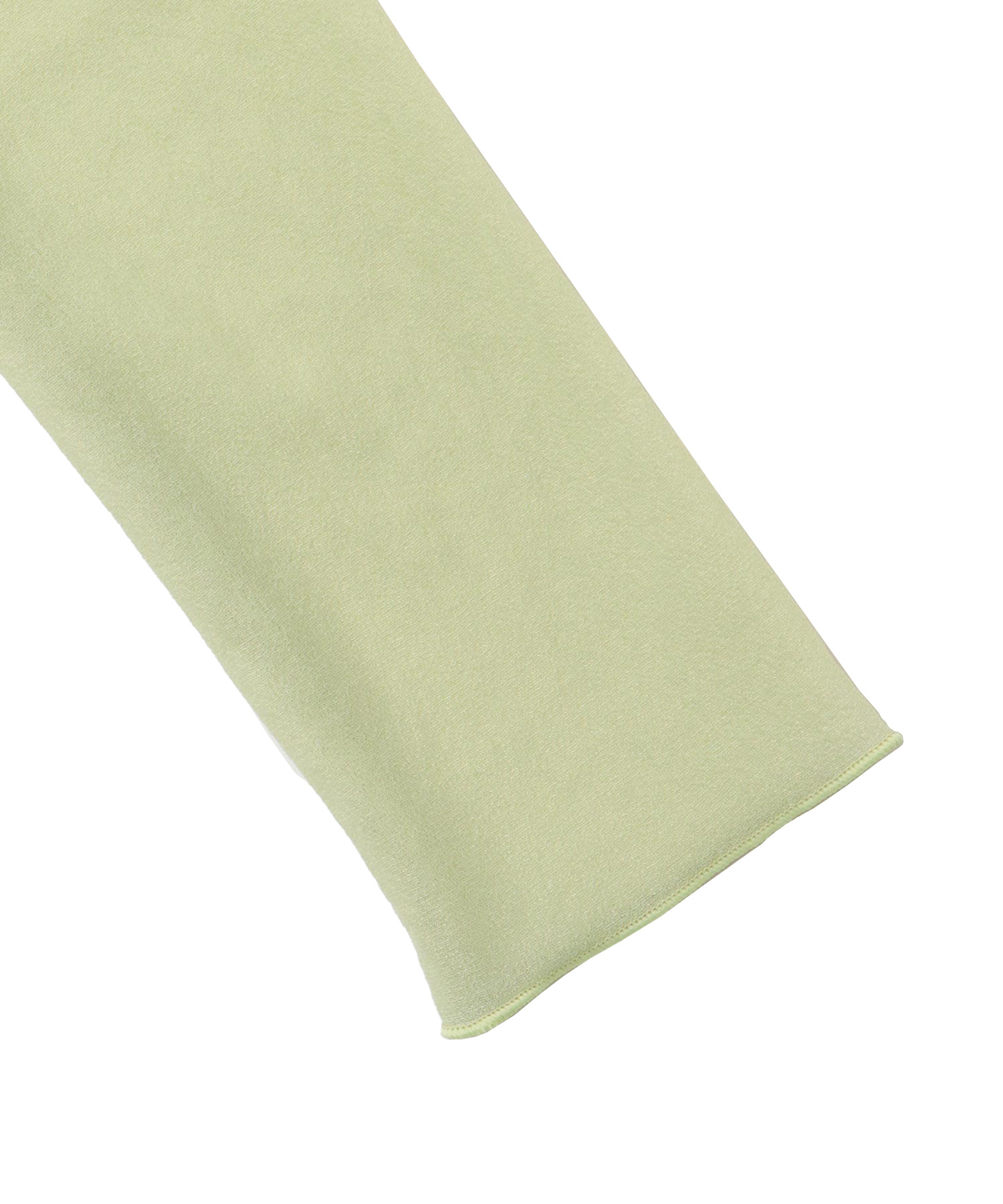 organza oblique gather pullover