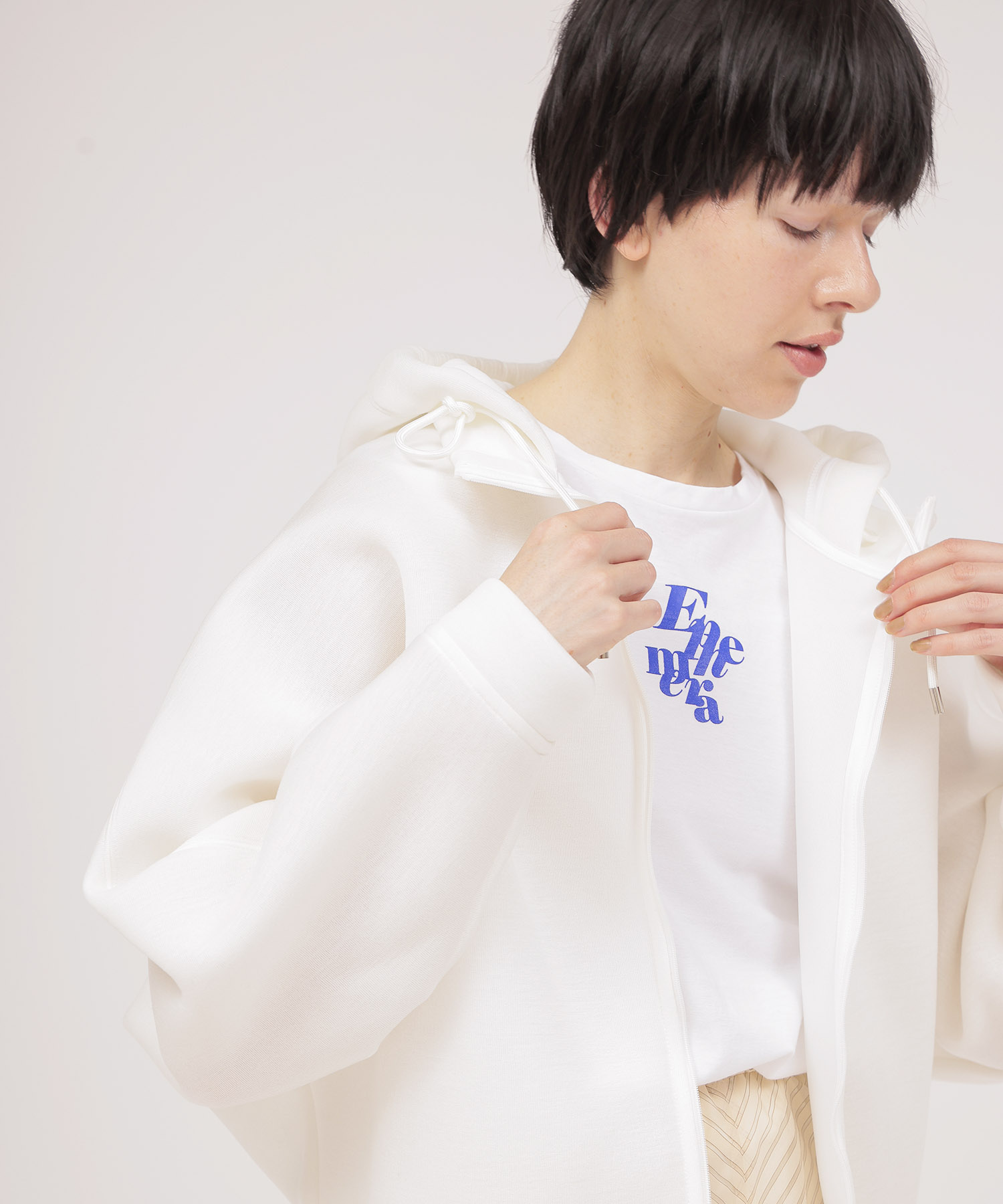 stiff dolman sleeve hoodie