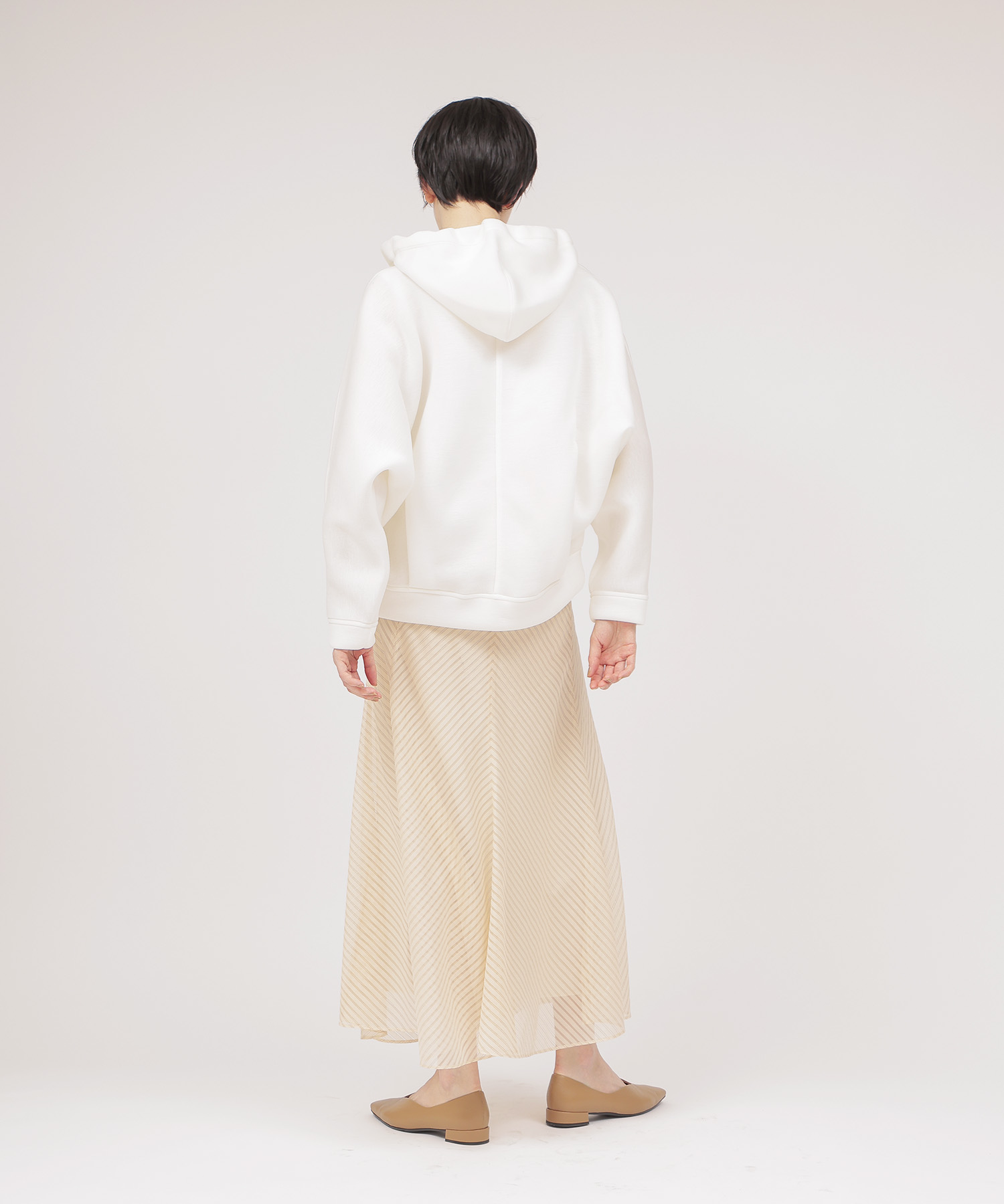 stiff dolman sleeve hoodie