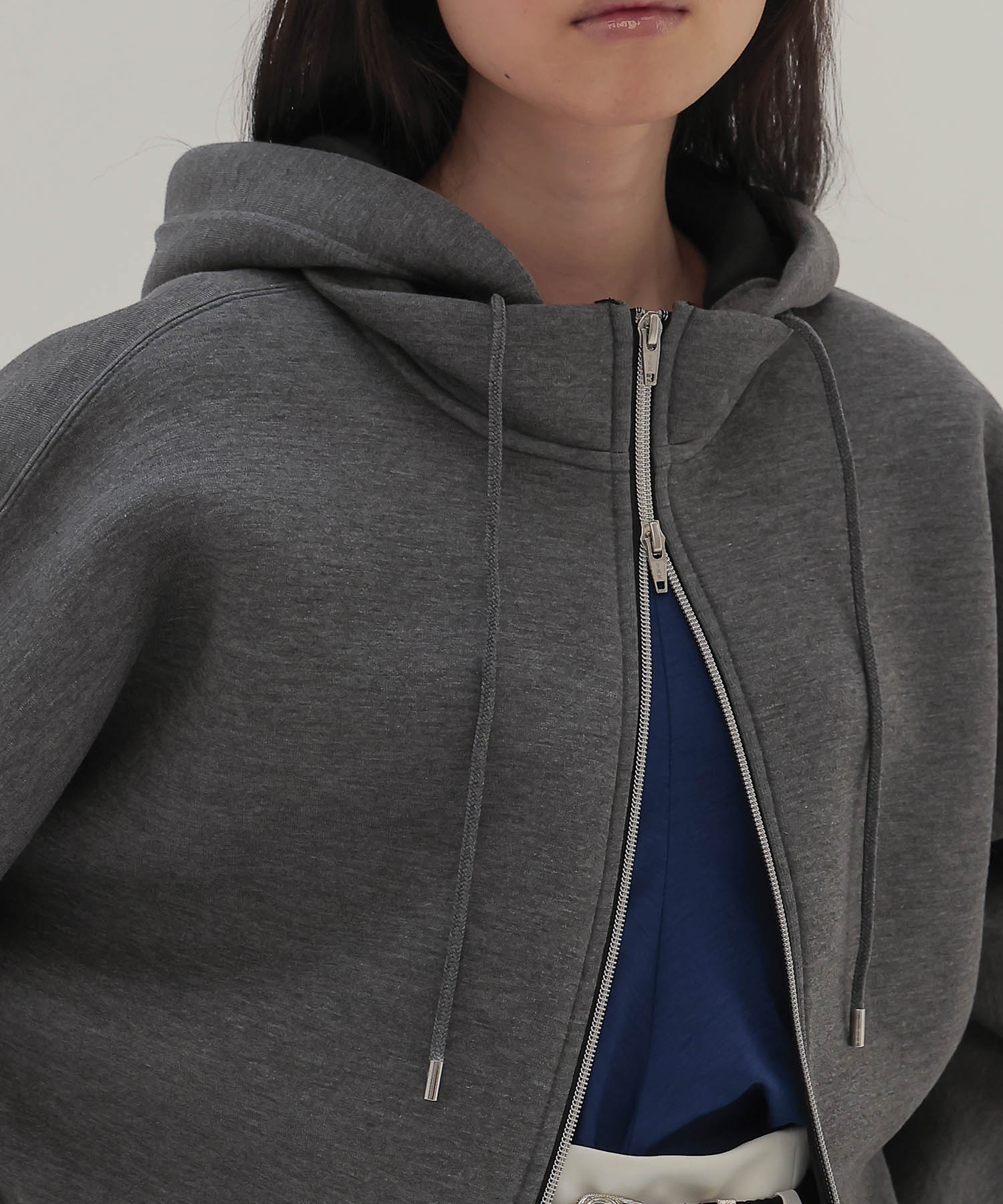 stiff dolman sleeve hoodie