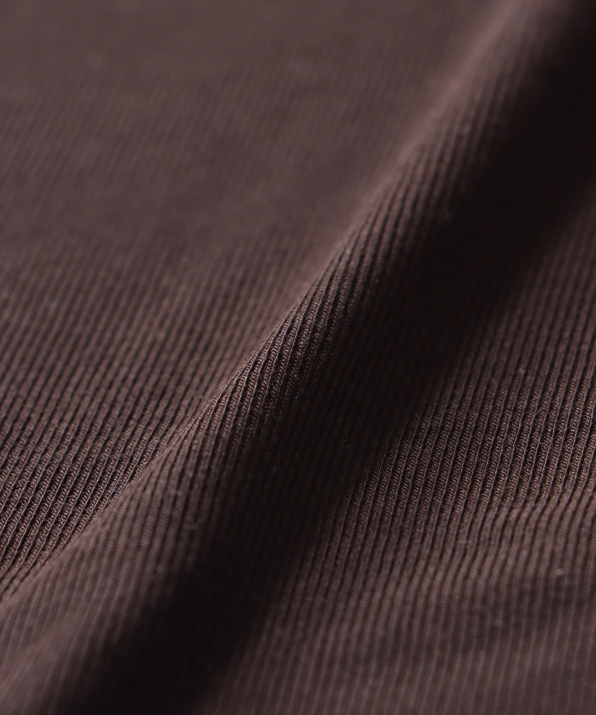 thick feel rib long sleeve tee