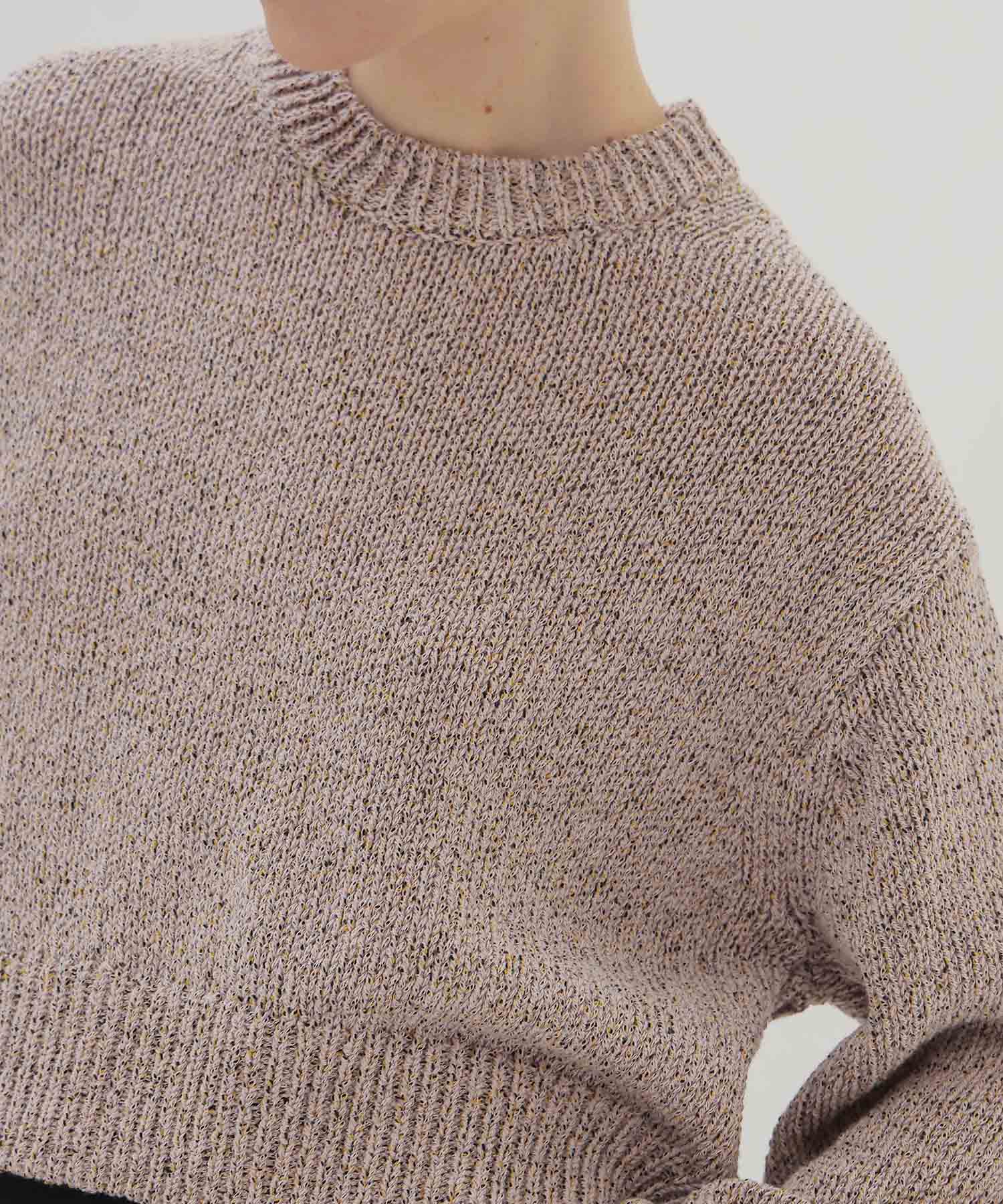 back lace up sweater