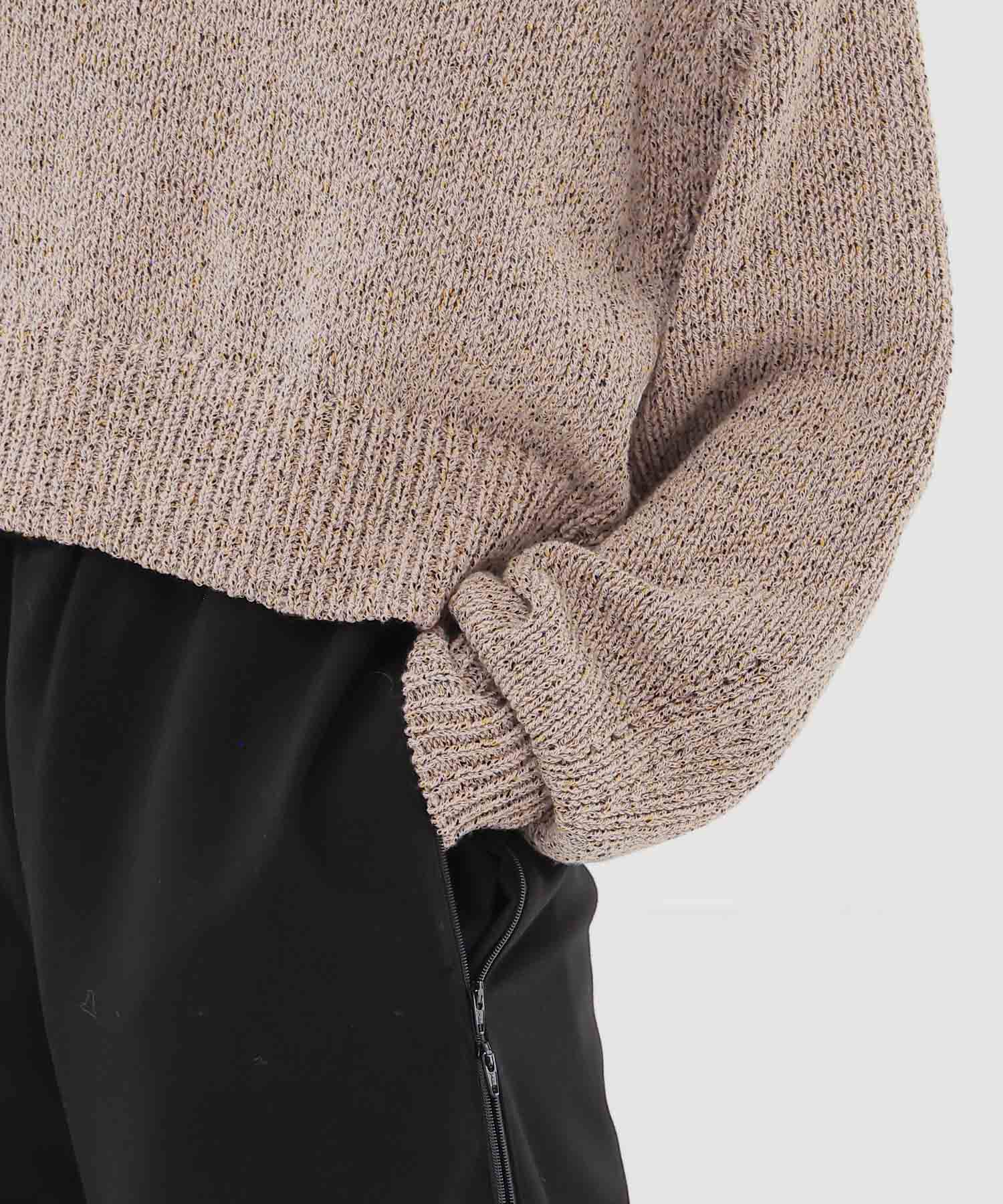 back lace up sweater