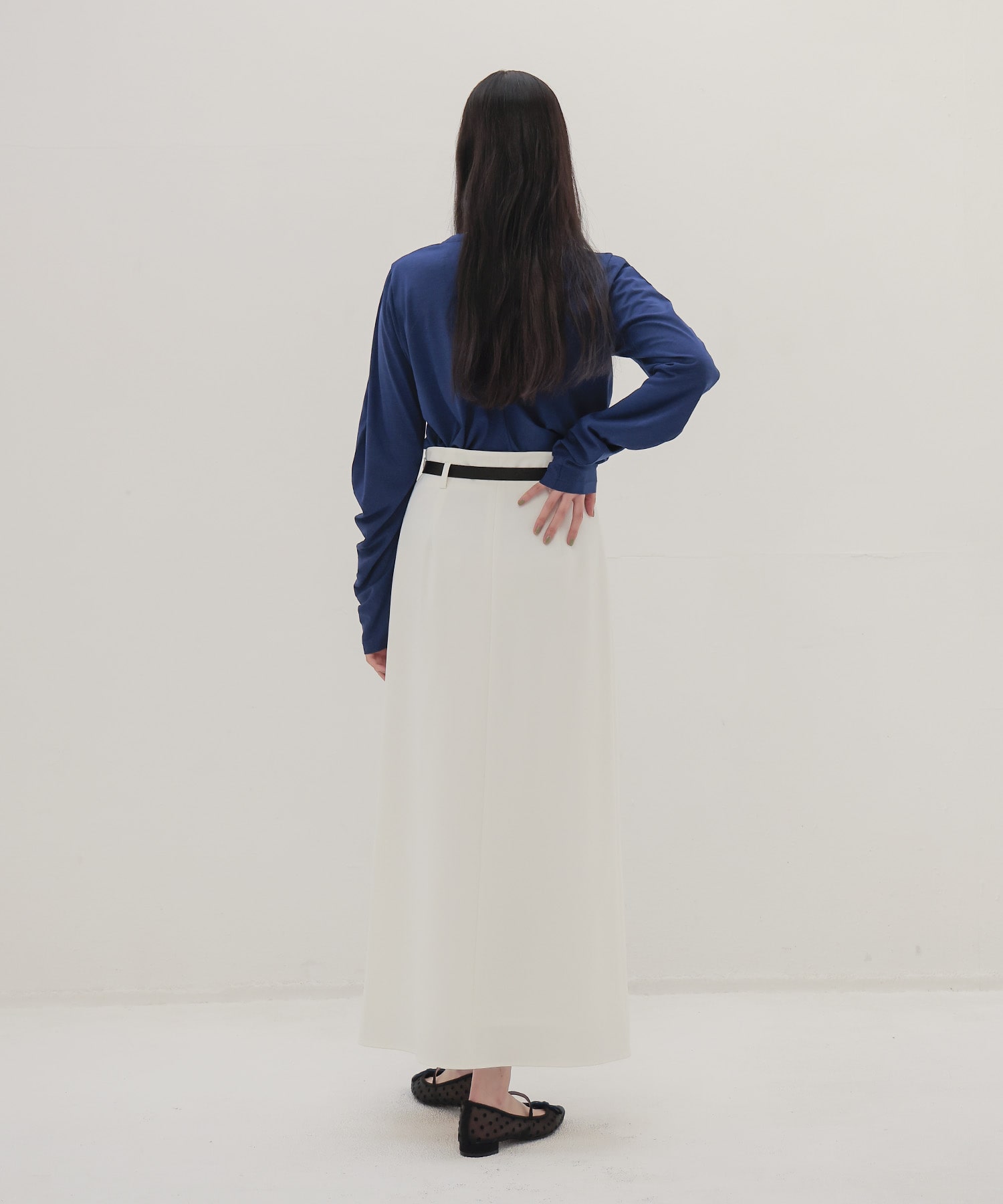 drape sleeve pullover