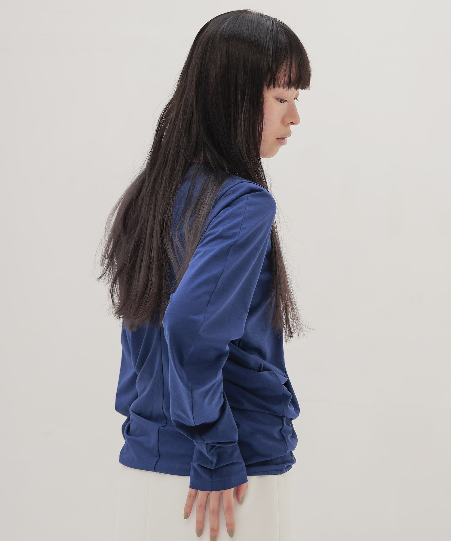 drape sleeve pullover