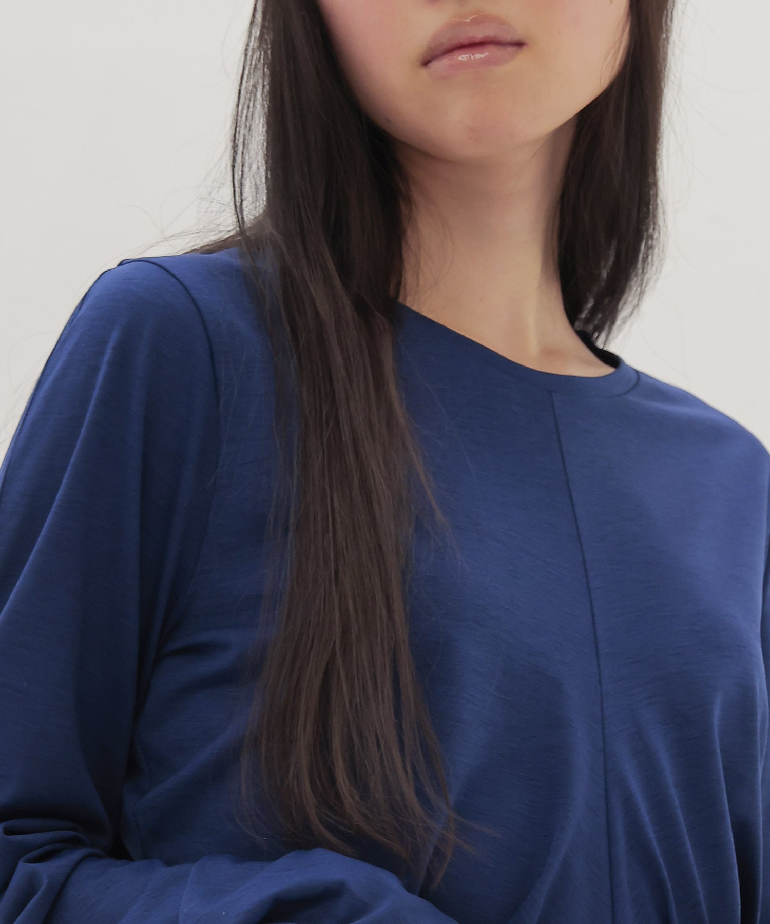 drape sleeve pullover