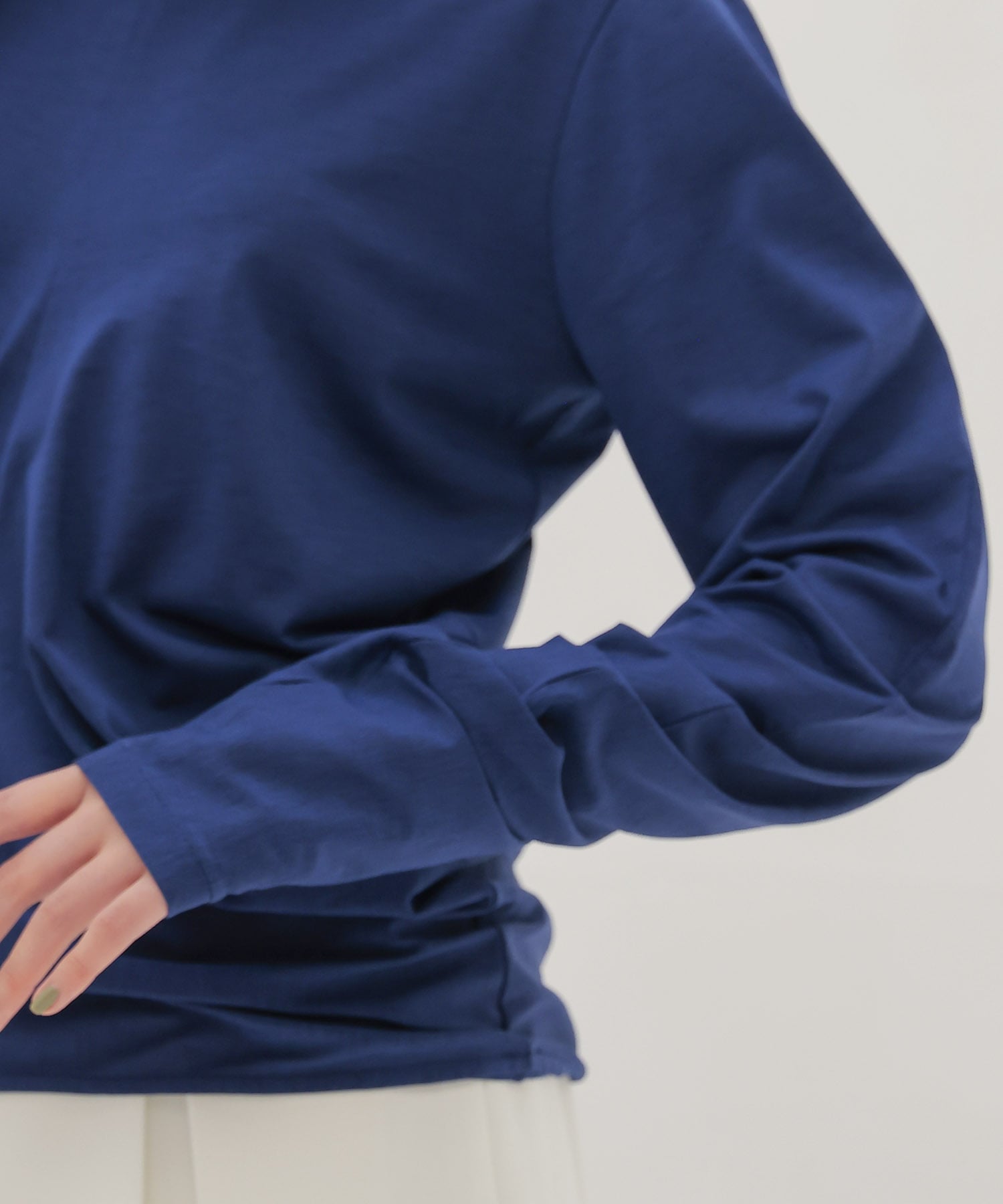 drape sleeve pullover