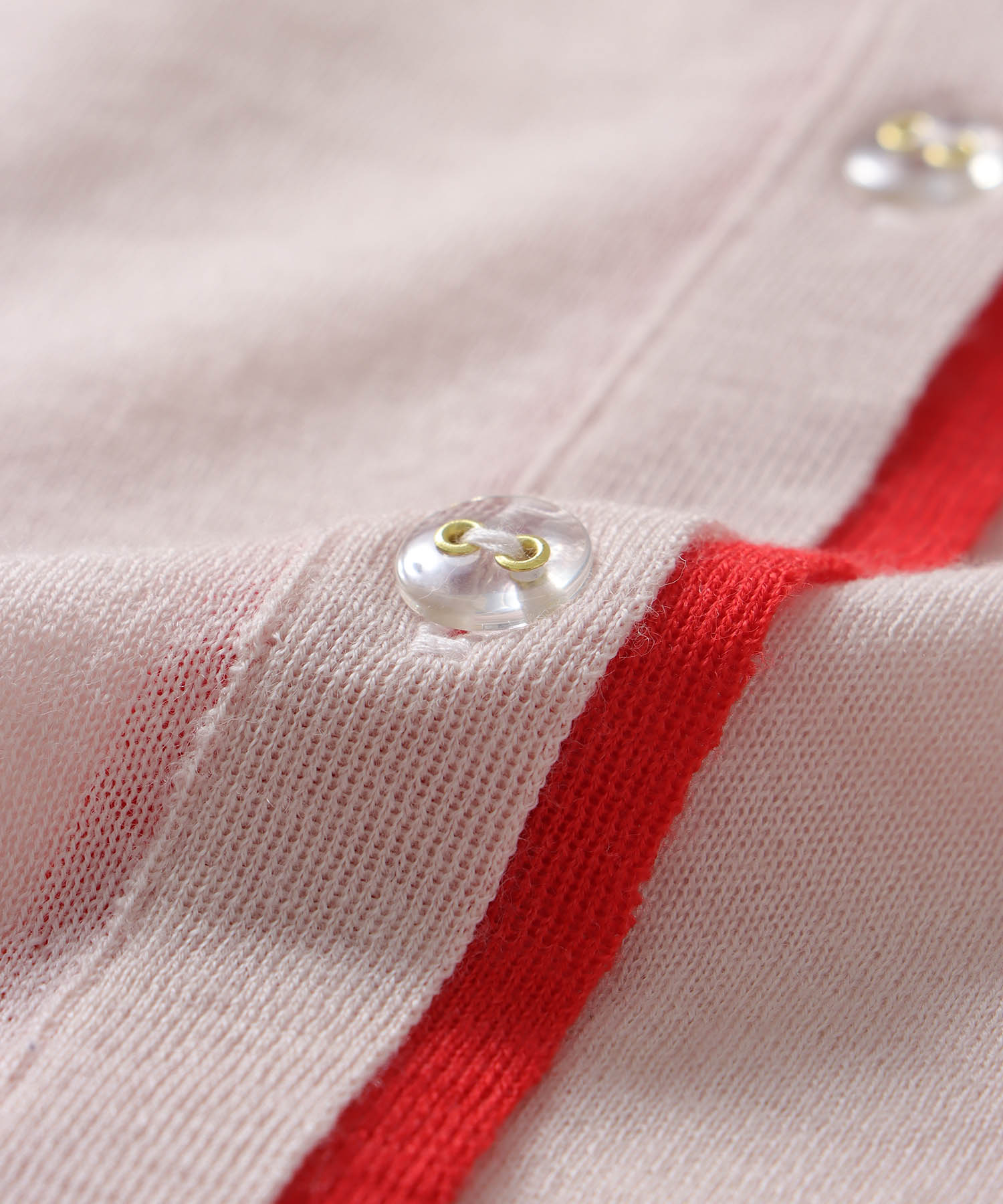 color trimming 18G cardigan