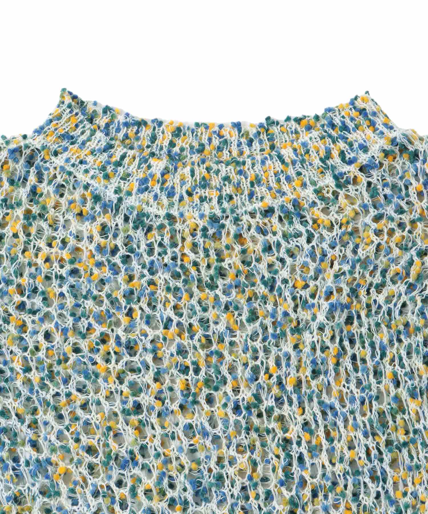 ponpon mesh pullover