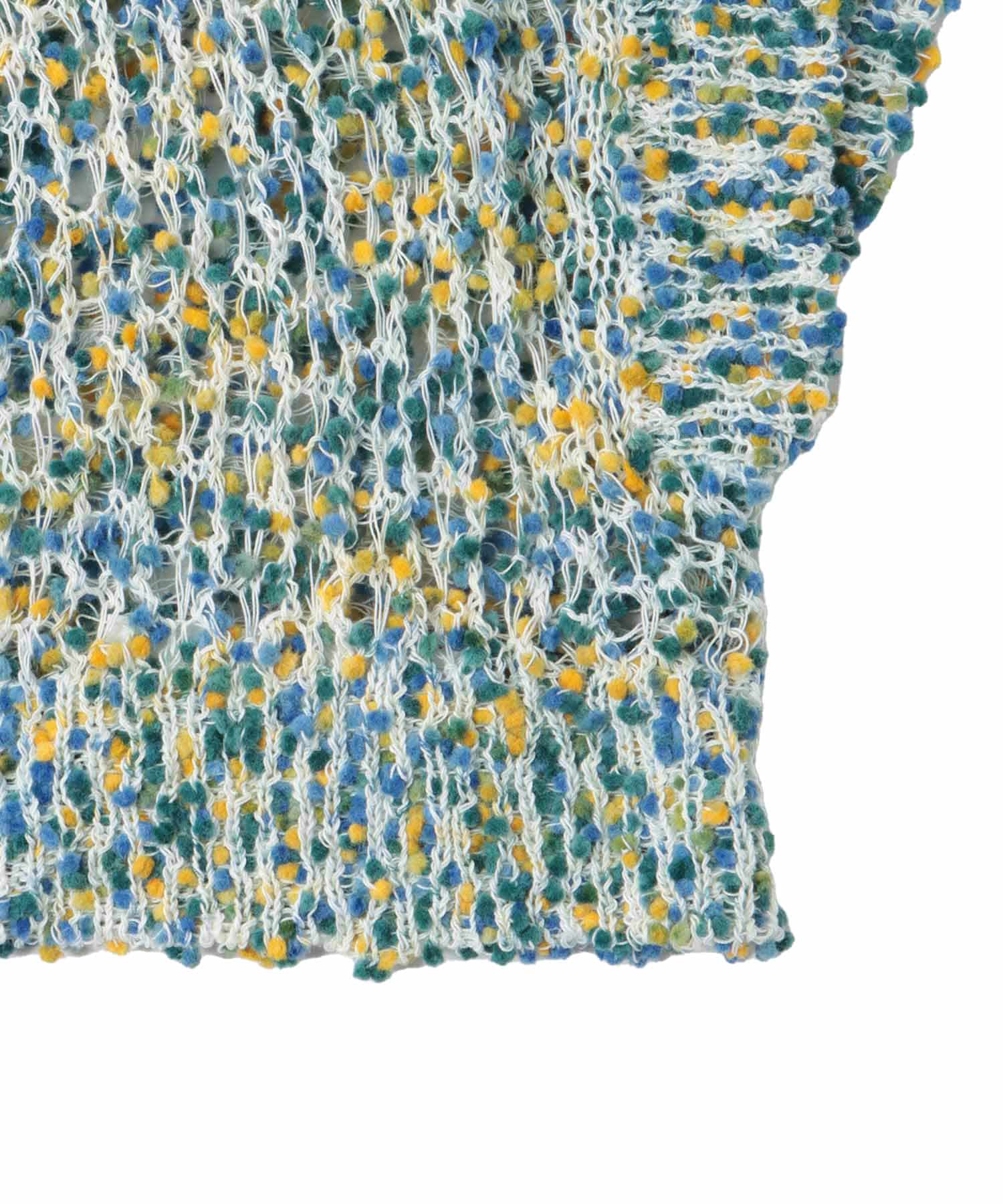 ponpon mesh pullover