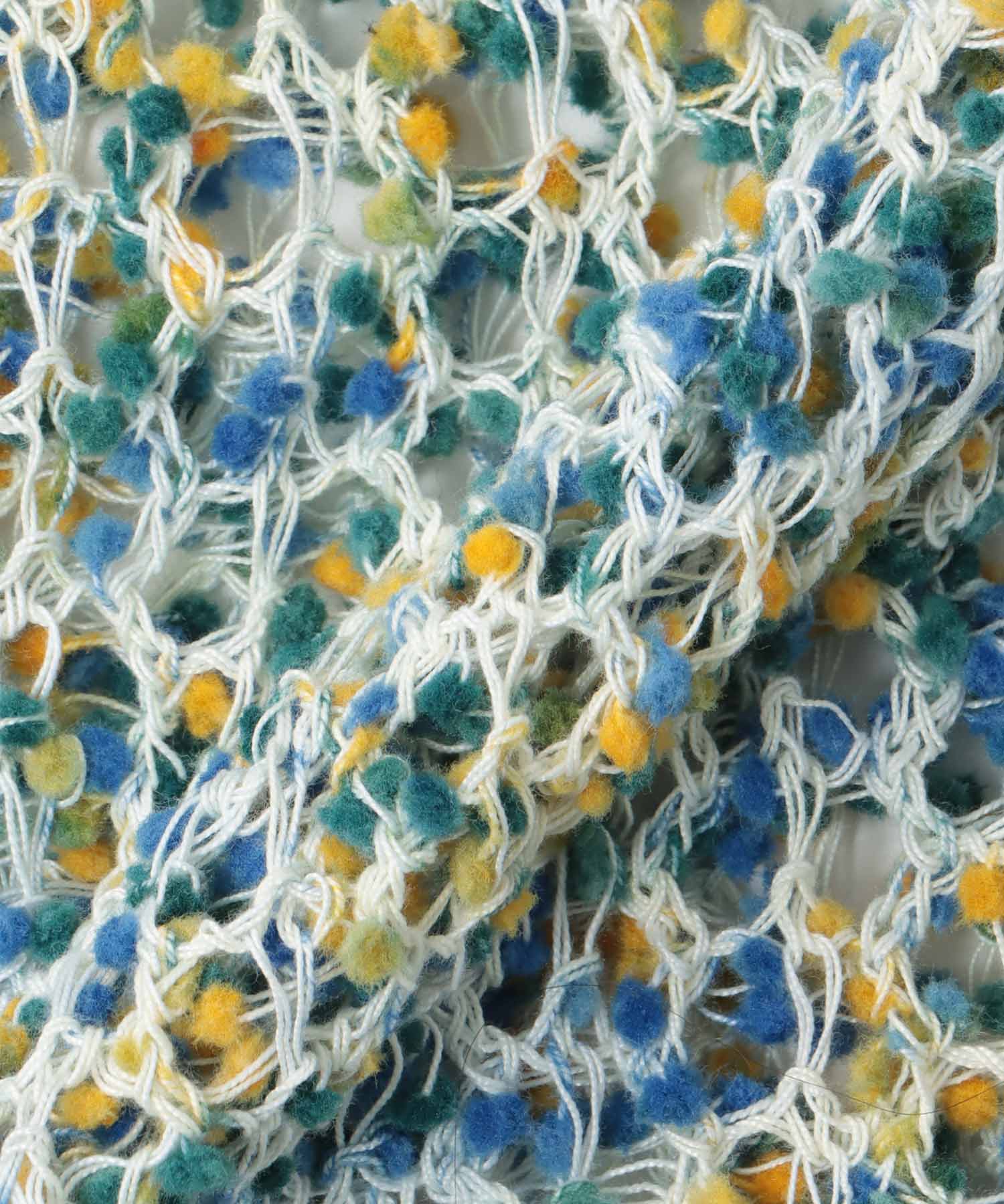 ponpon mesh pullover