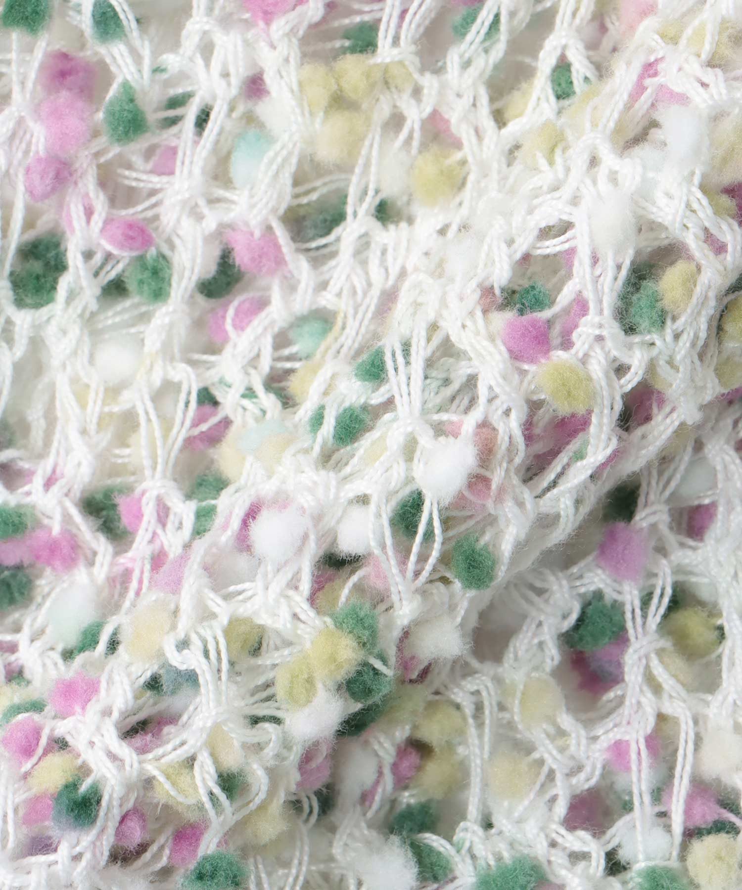 ponpon mesh pullover