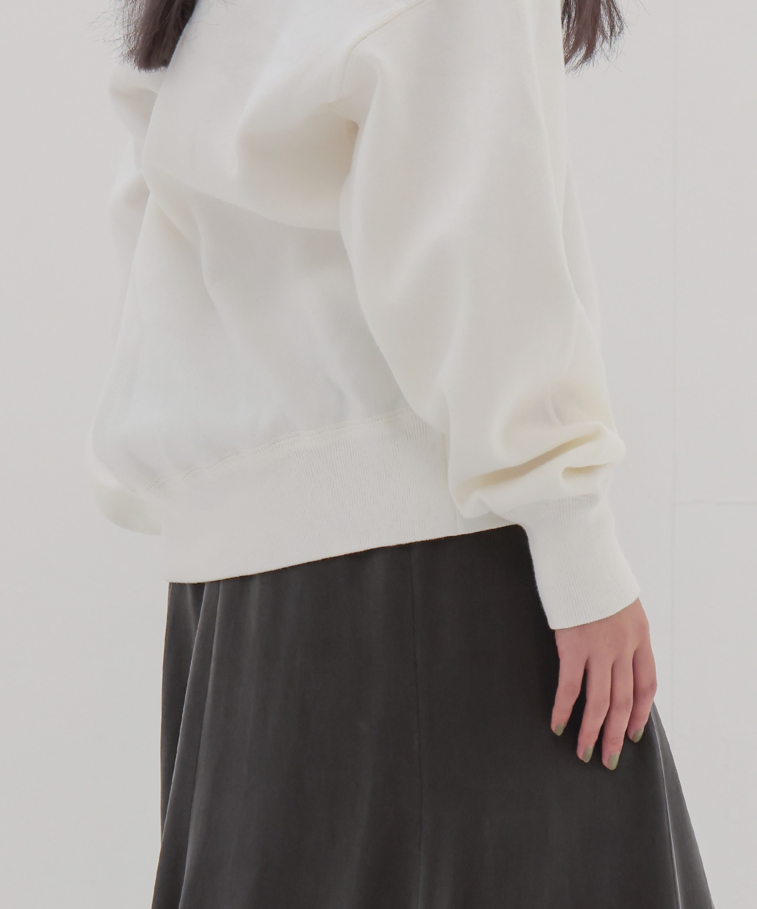 double ｖneck knit trainer