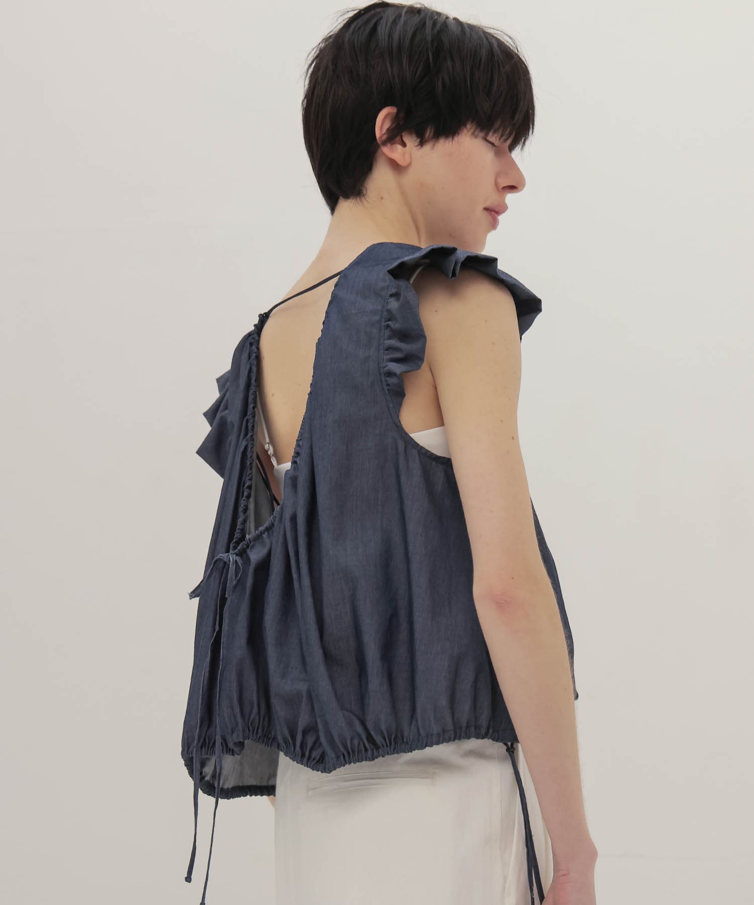 raffle bubble blouse