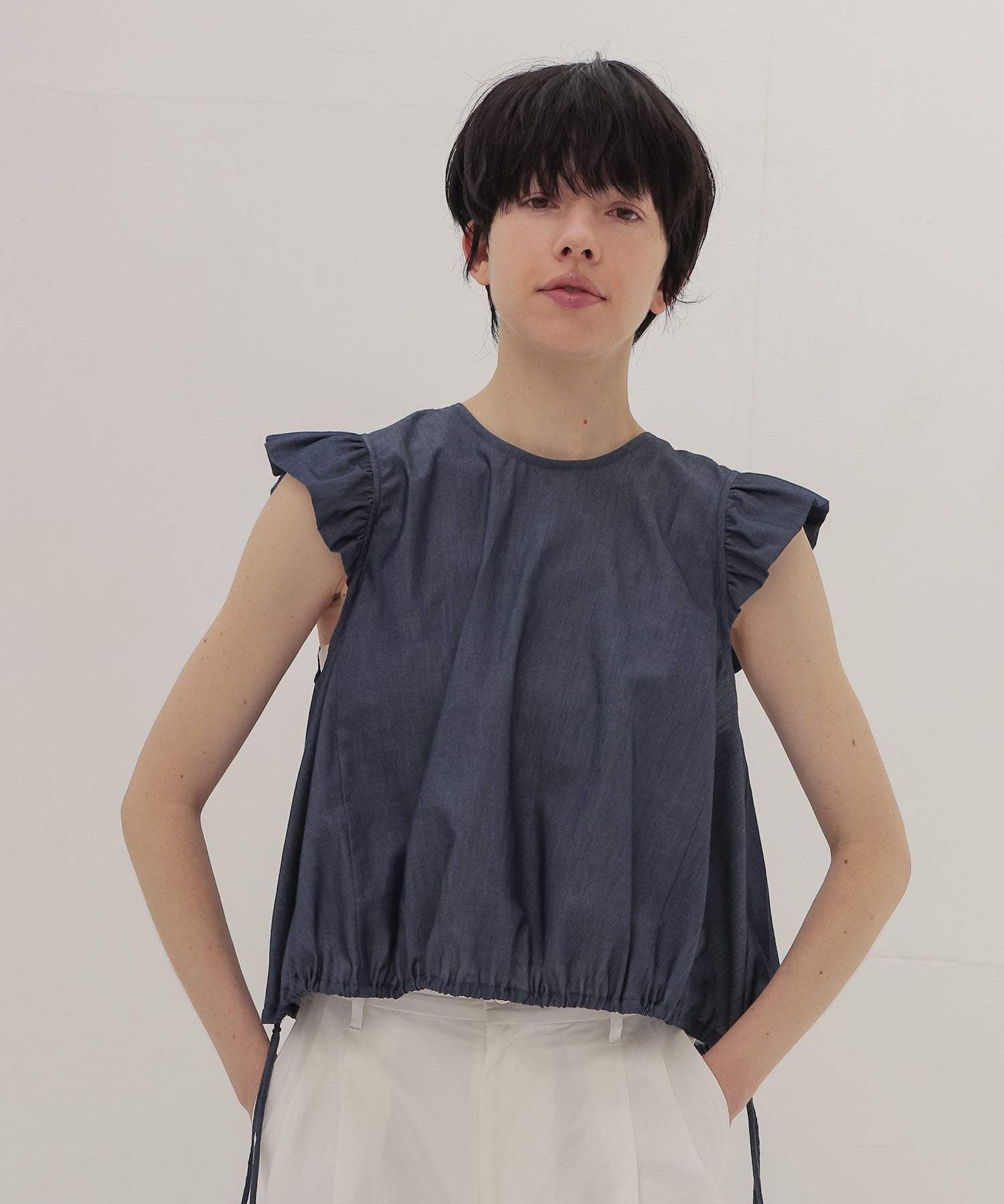 raffle bubble blouse