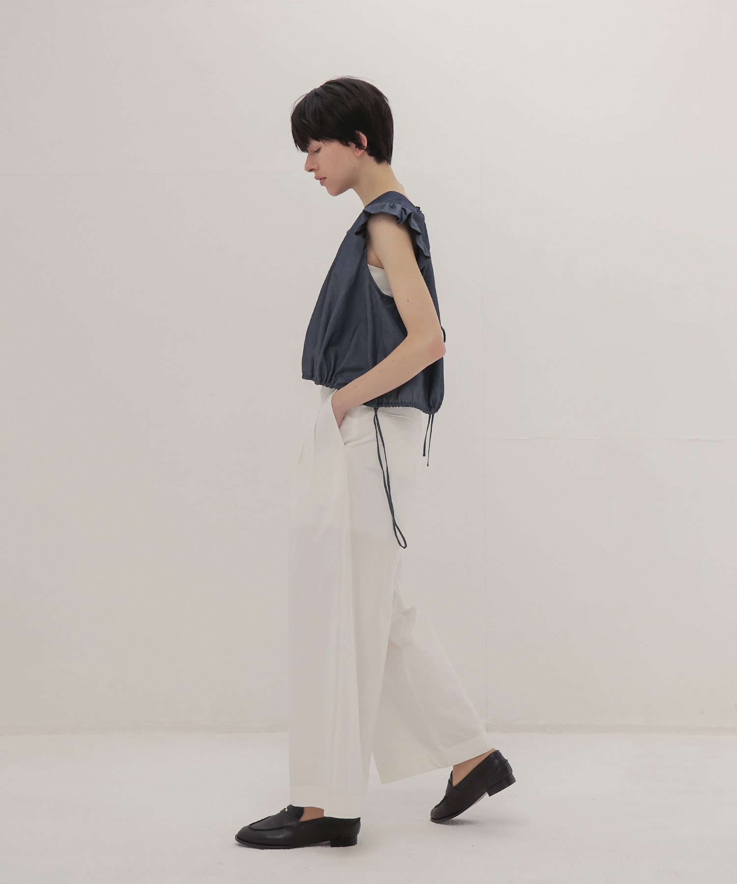 raffle bubble blouse