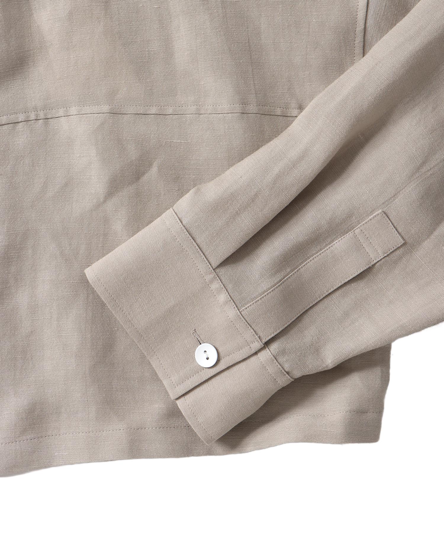 linen tencel boxy shirt
