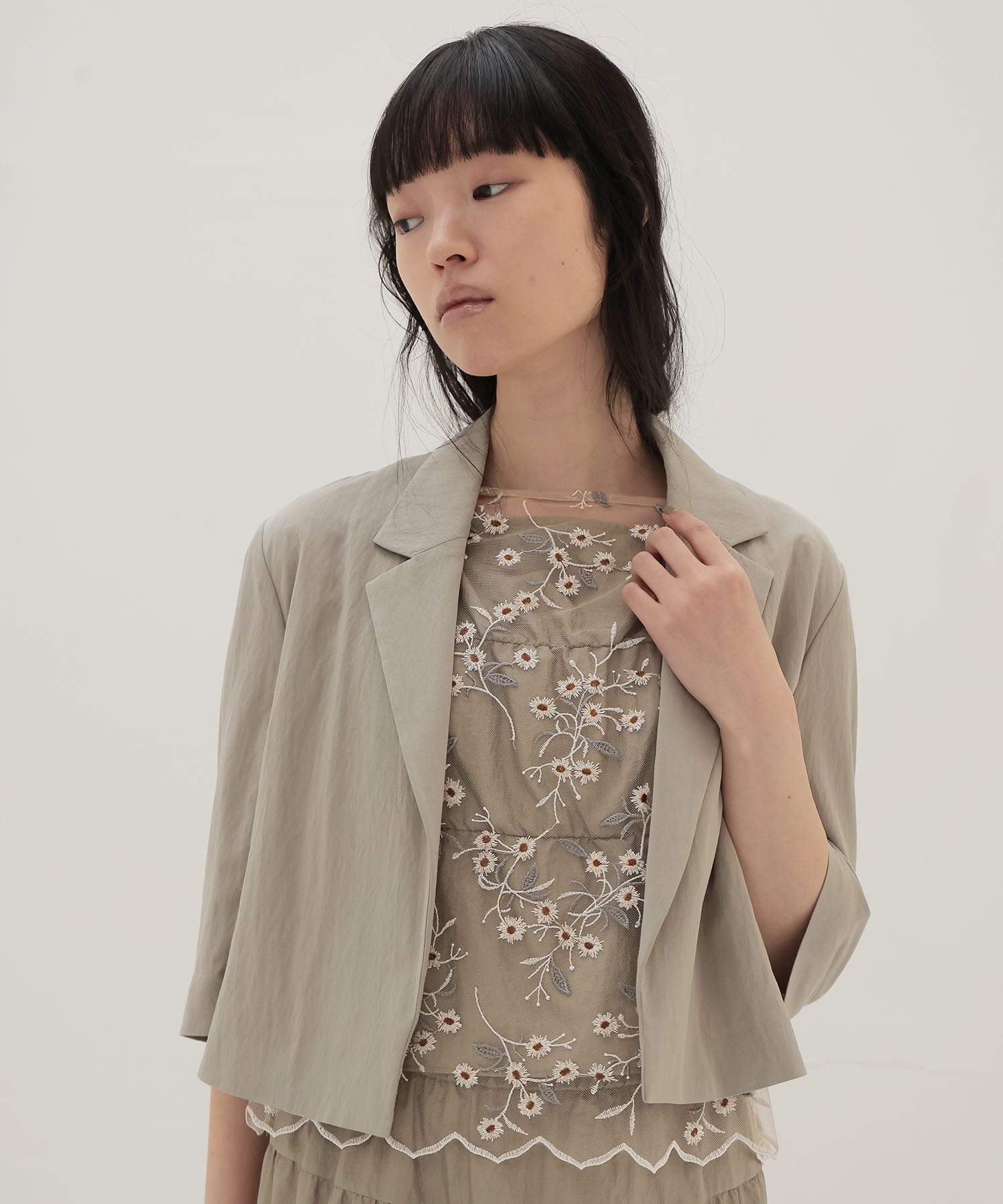 twill vintage washer jacket