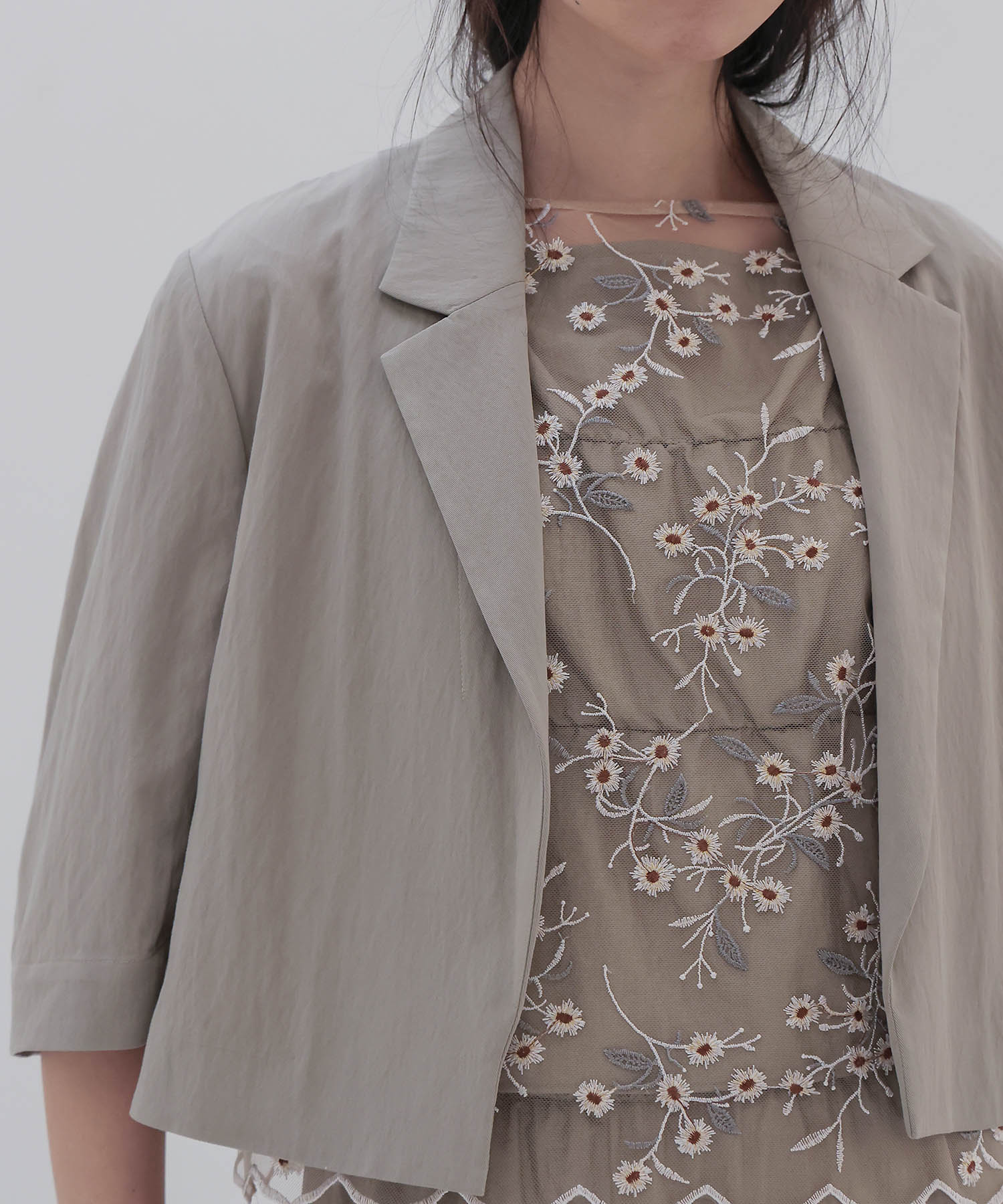 twill vintage washer jacket