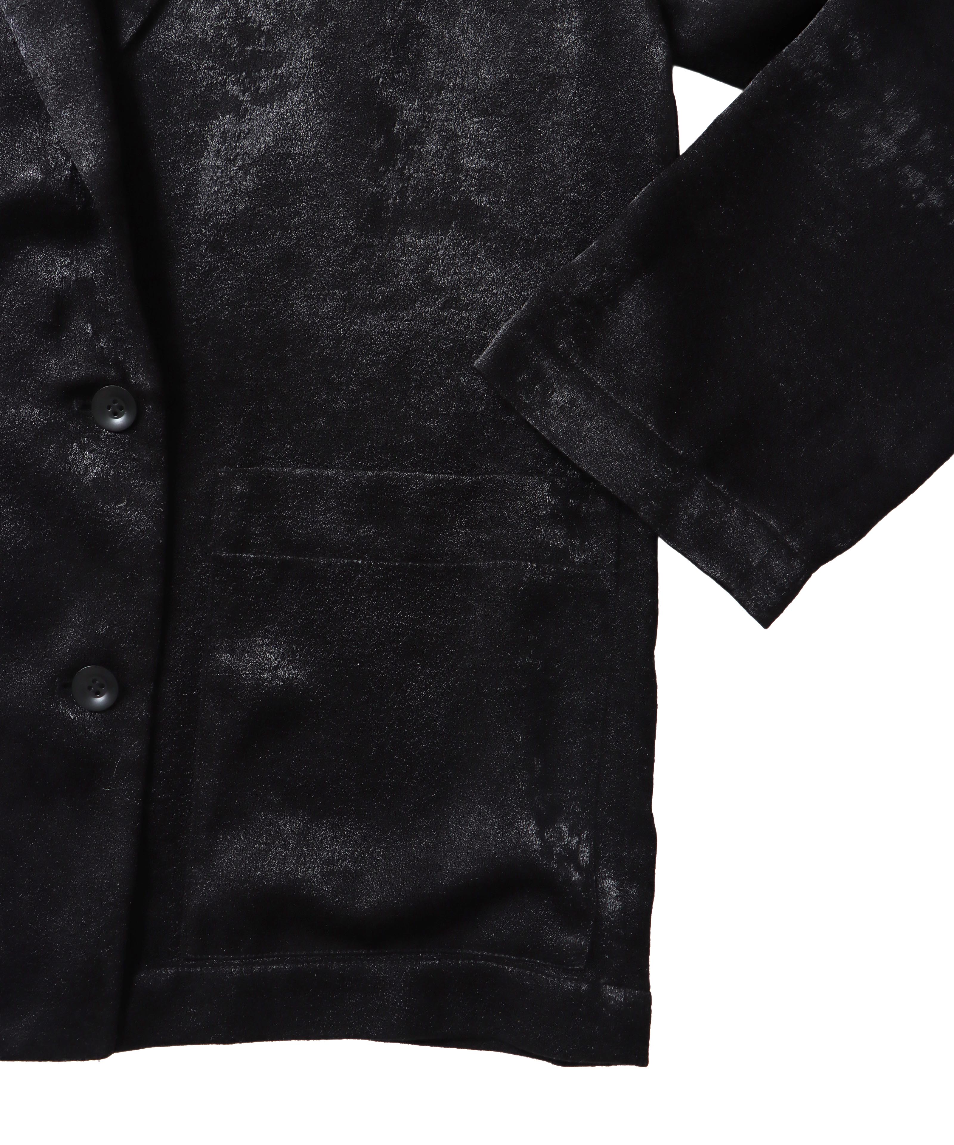 velvet satin relaxy jacket