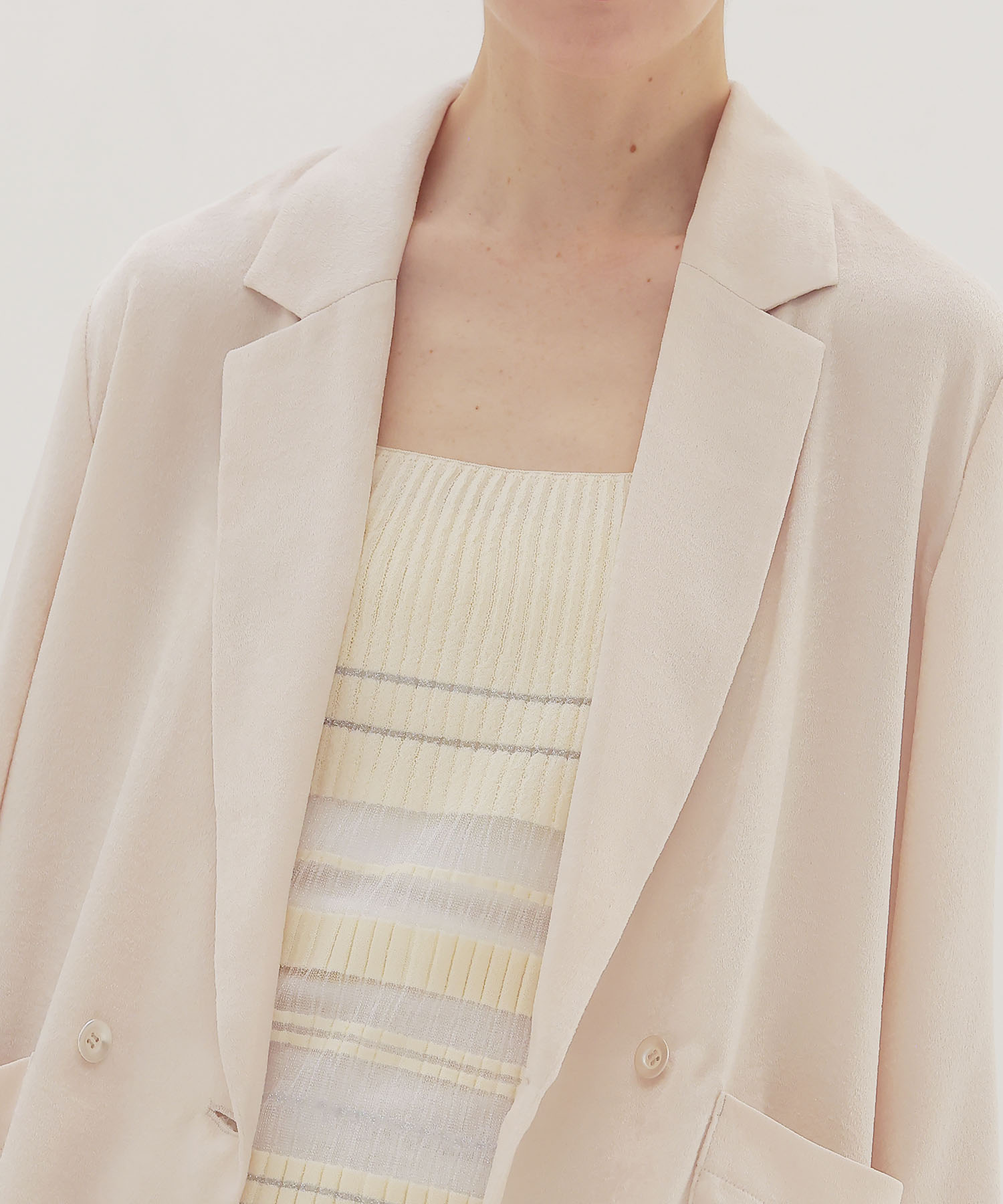 velvet satin relaxy jacket