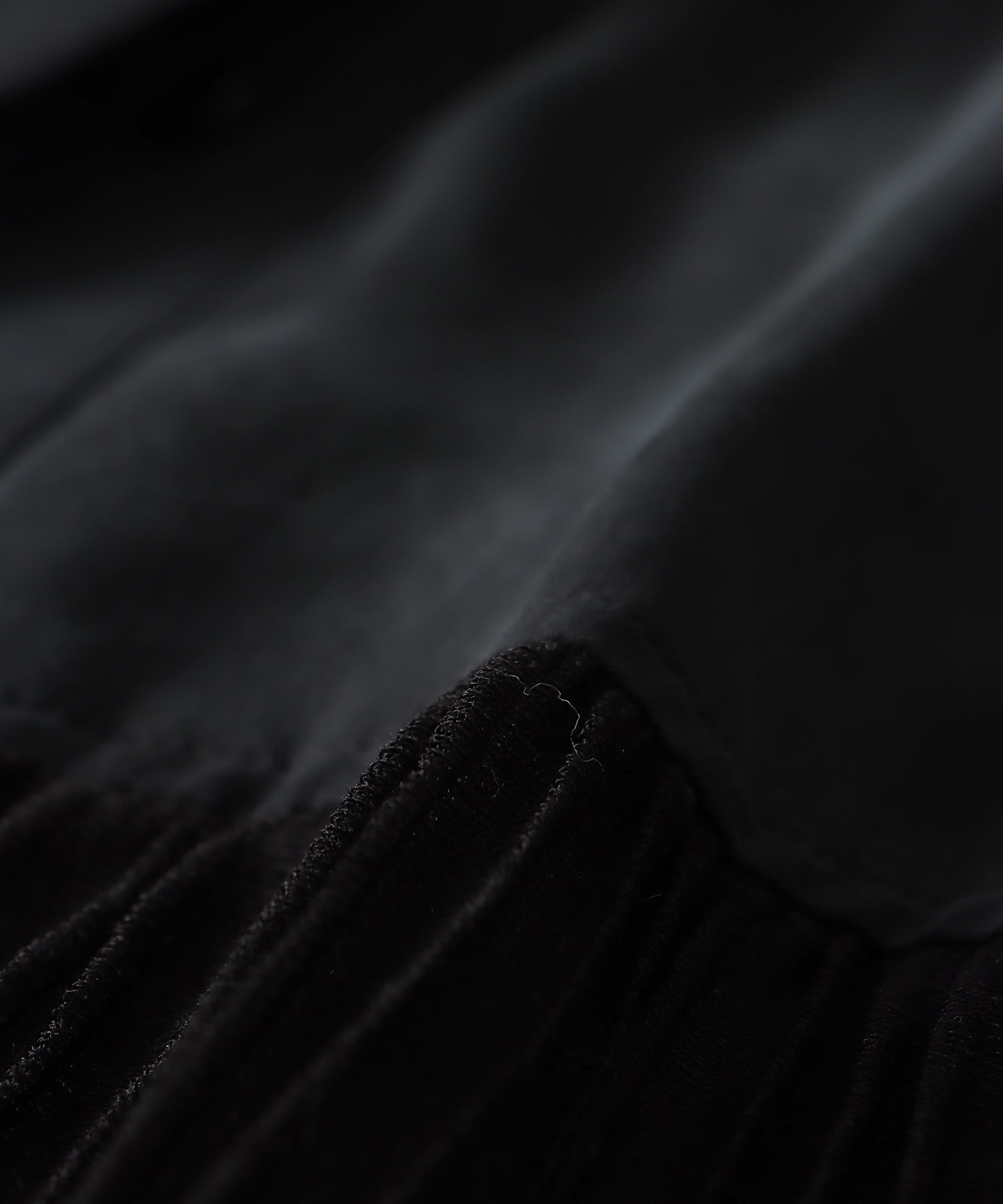 knit combination shirt dress