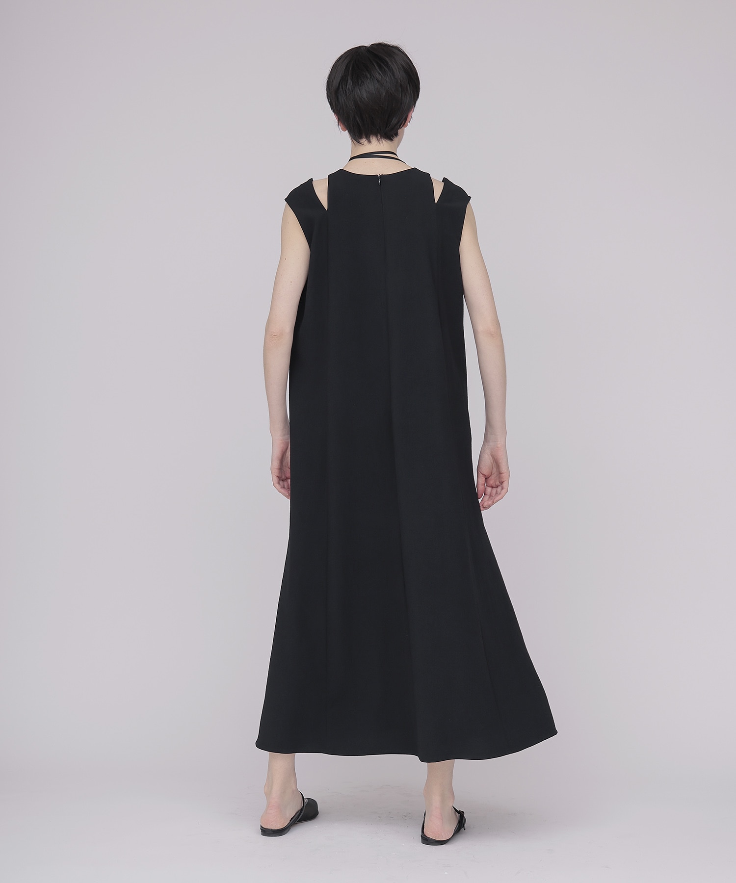 〔お家で試着〕shoulder slit dress