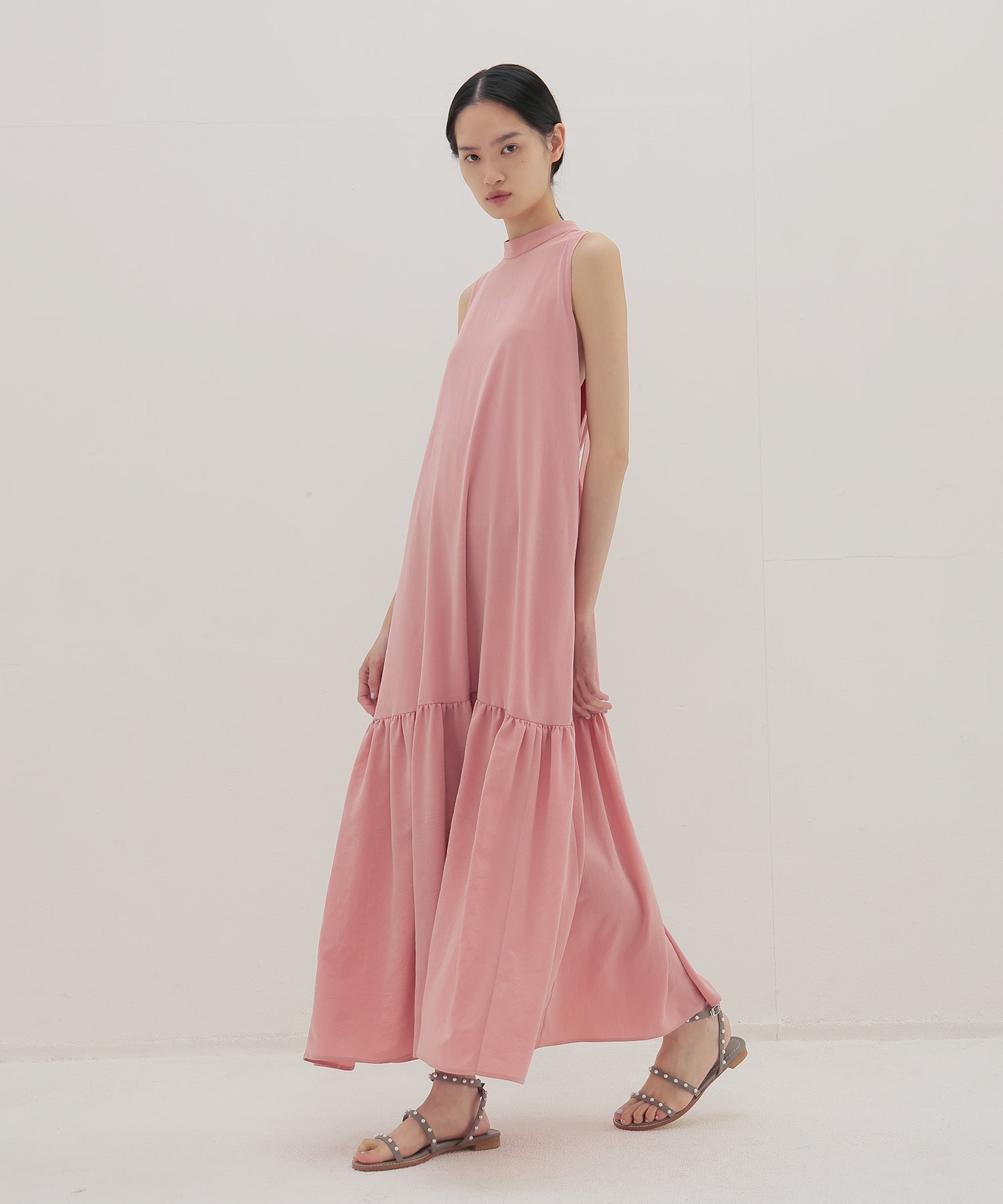 【表参道店･WEB限定】silky vintage long dress