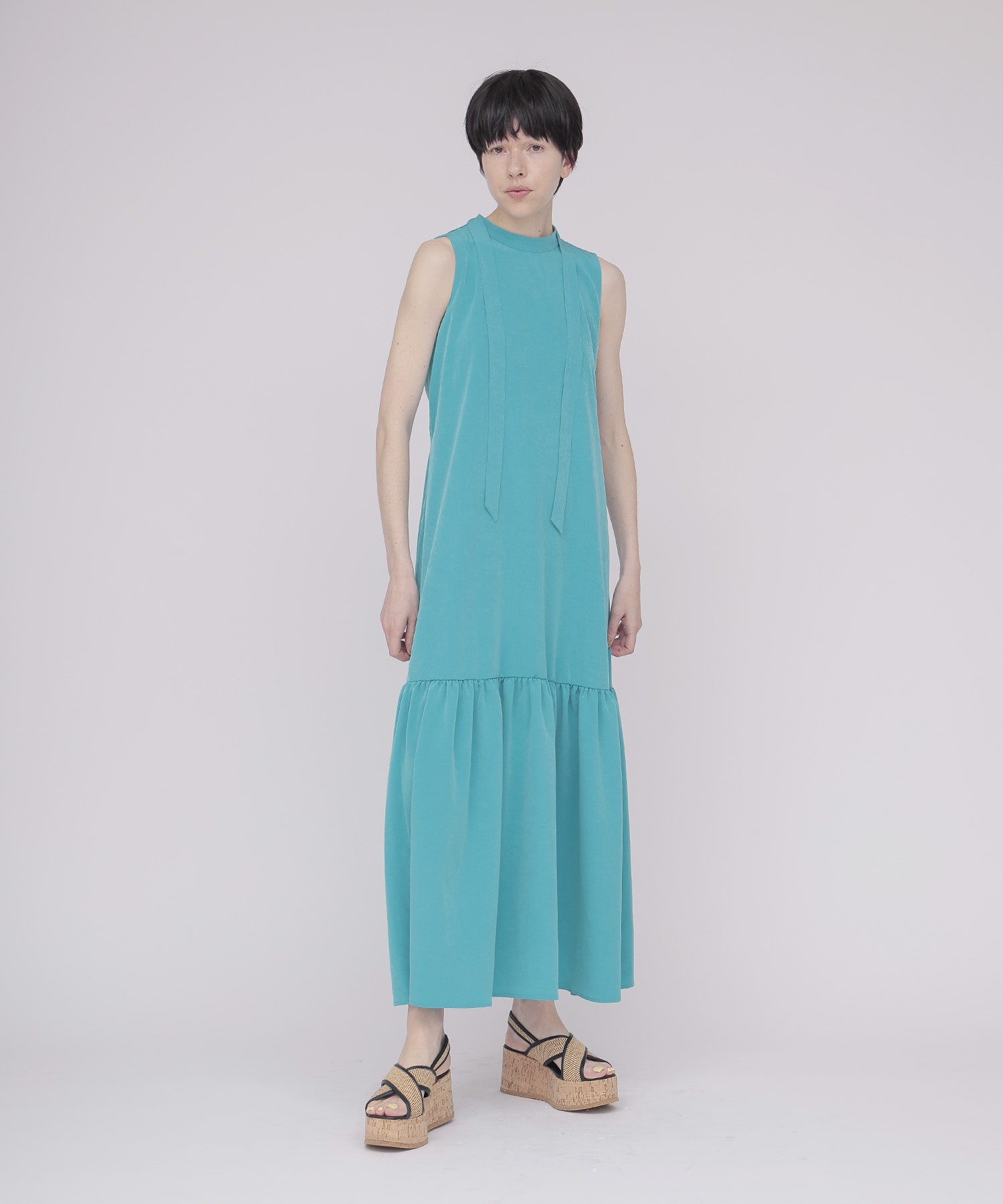 【表参道店･WEB限定】silky vintage long dress