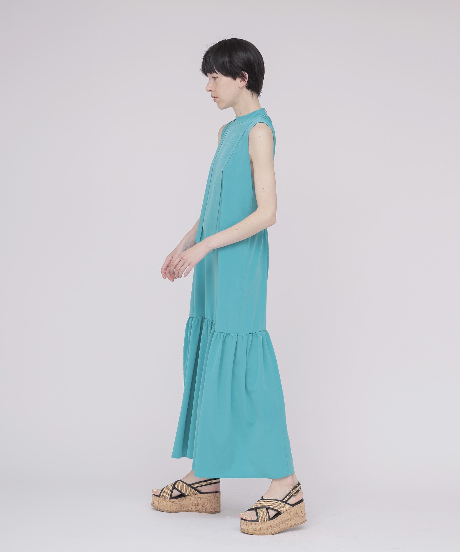 【表参道店･WEB限定】silky vintage long dress