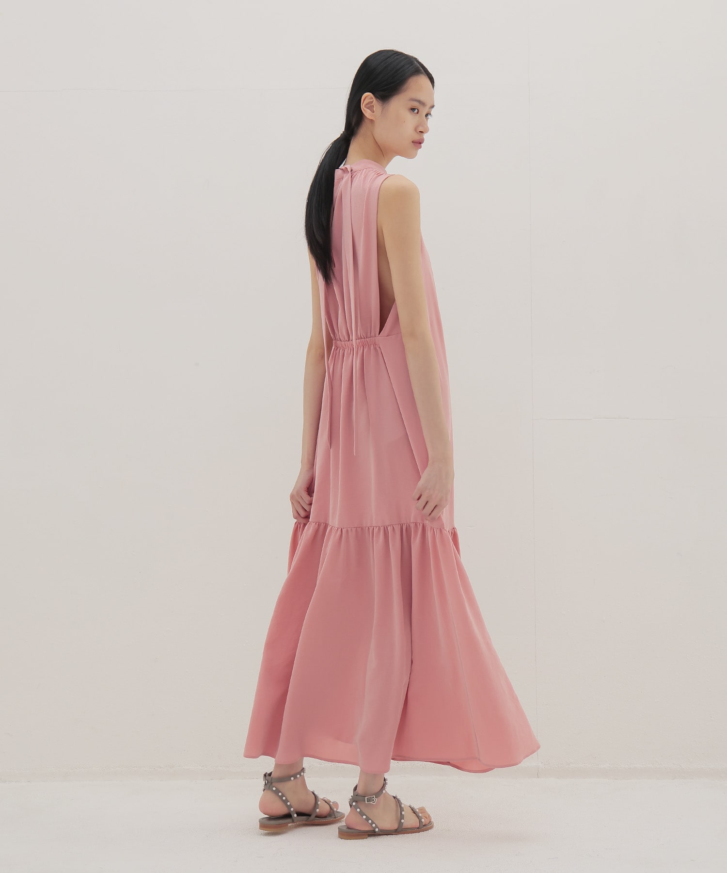 【表参道店･WEB限定】silky vintage long dress