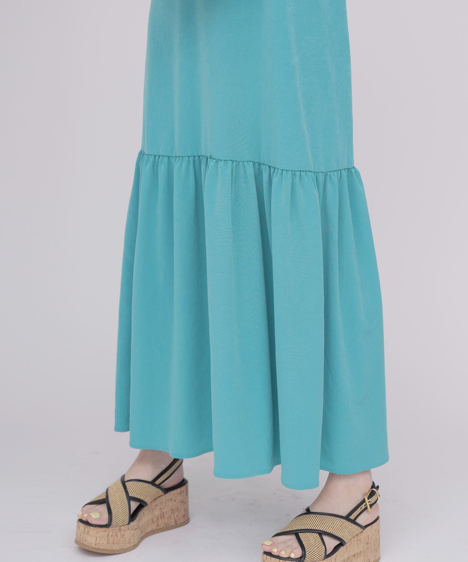 【表参道店･WEB限定】silky vintage long dress